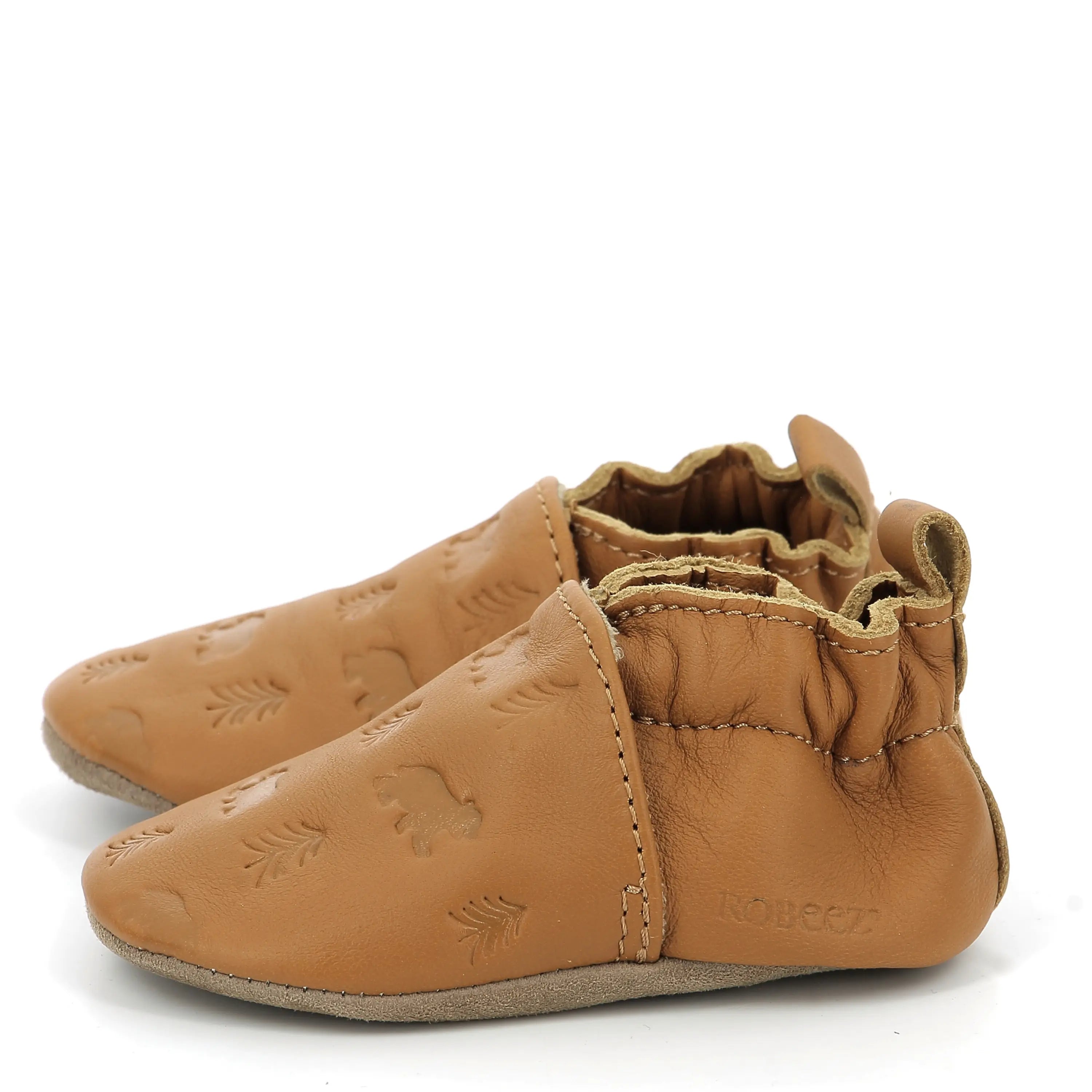 ROBEEZ Chaussons Bear's Walk Camel ma petite pointure