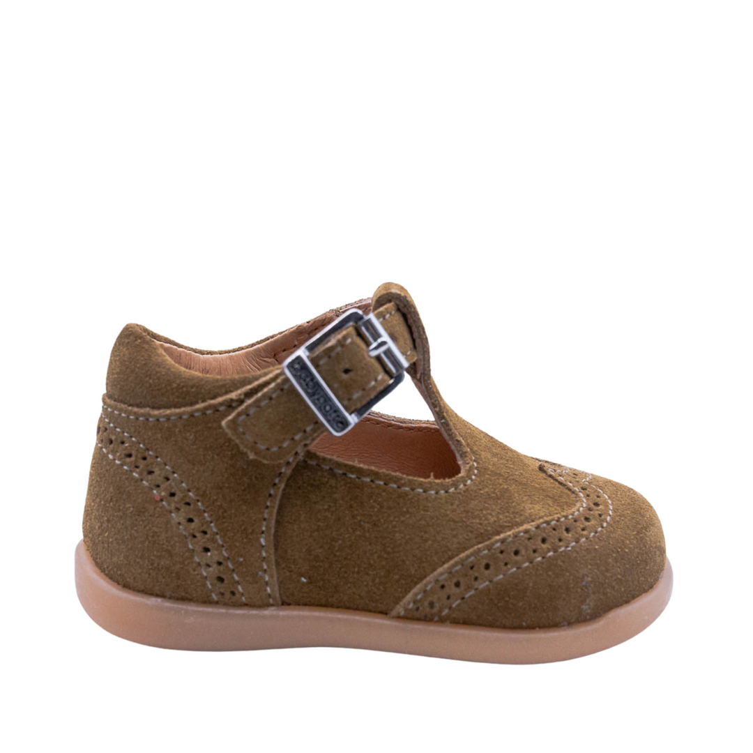 BABYBOTTE Bottines Paname semi-ouvertes Vert ma petite pointure