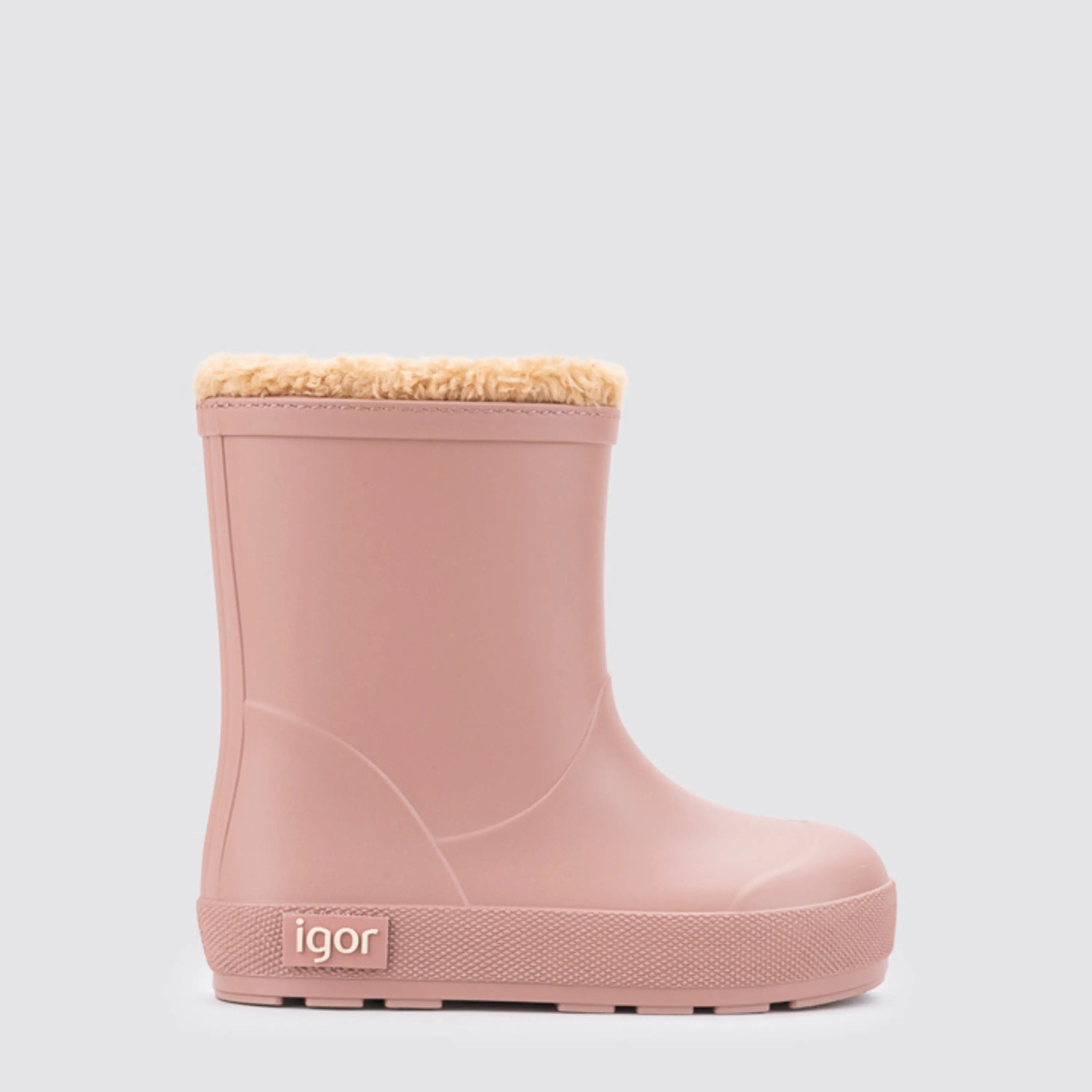 IGOR Bottes de Pluie Barefoot Yogi Borreguito Rosa ma petite pointure