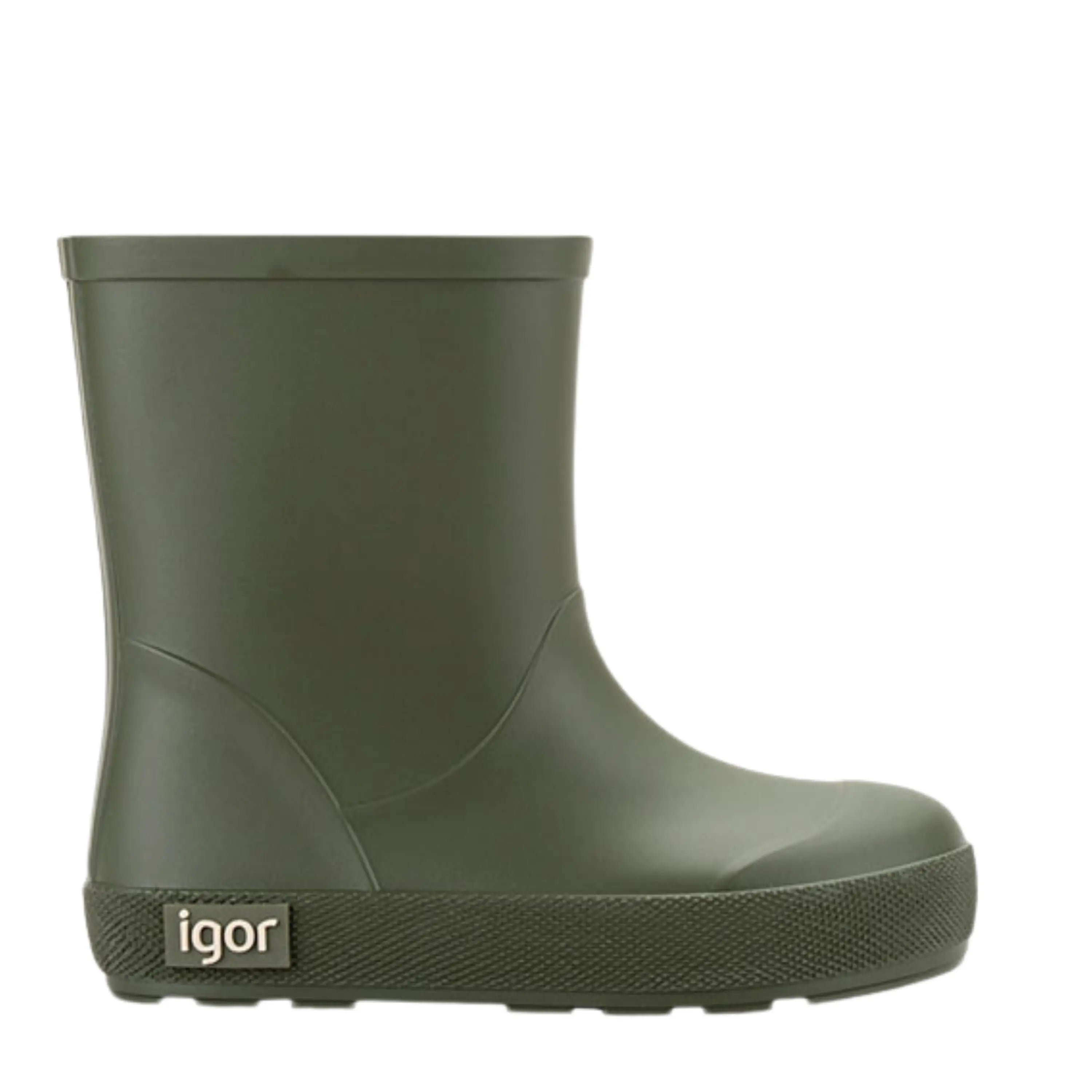 IGOR Bottes de Pluie Barefoot Yogi Kaki ma petite pointure
