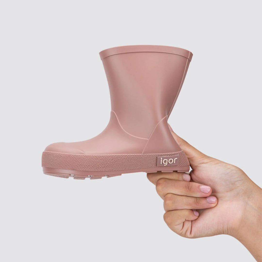 IGOR Bottes de Pluie Barefoot Yogi Rosa ma petite pointure