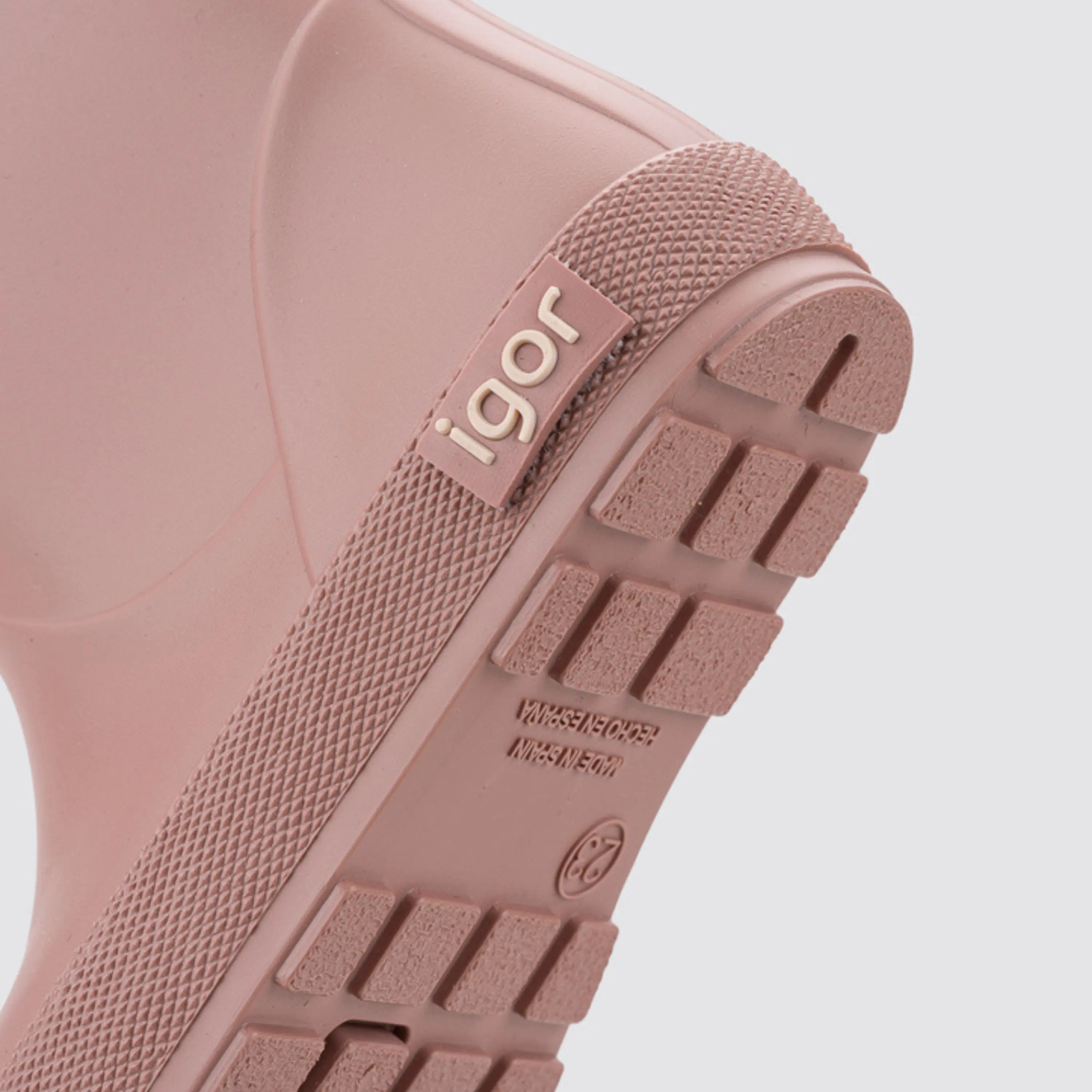 IGOR Bottes de Pluie Barefoot Yogi Borreguito Rosa ma petite pointure