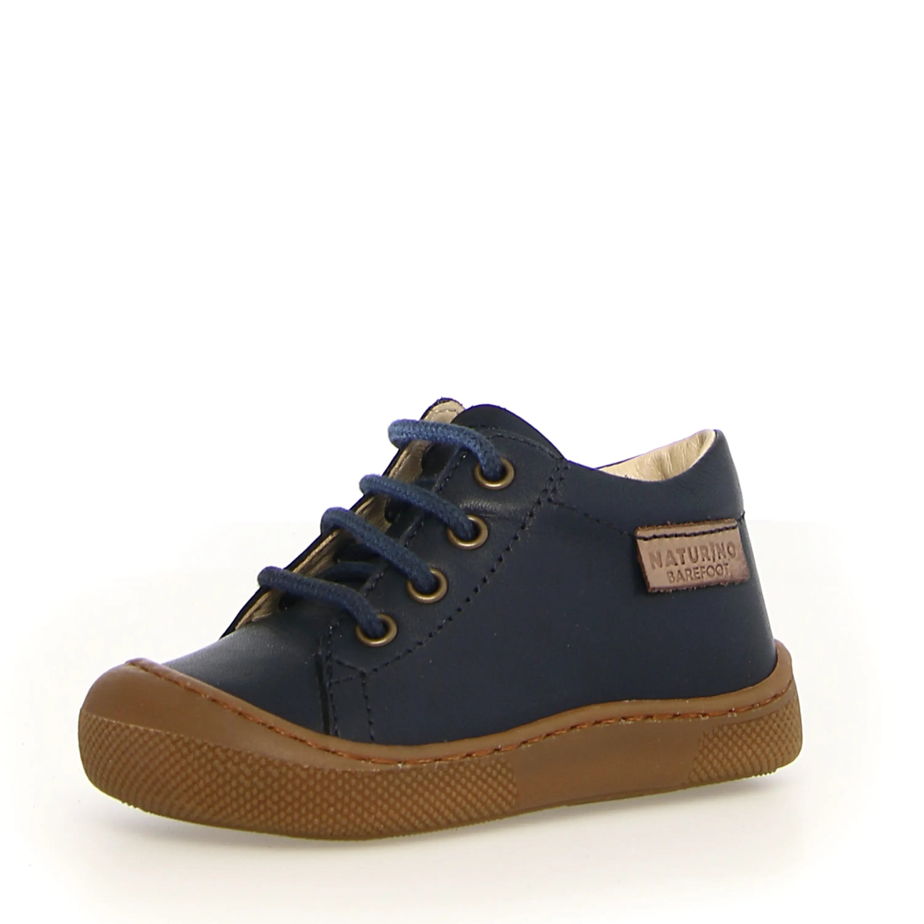 NATURINO Bottillons Barefoot Amur Navy ma petite pointure