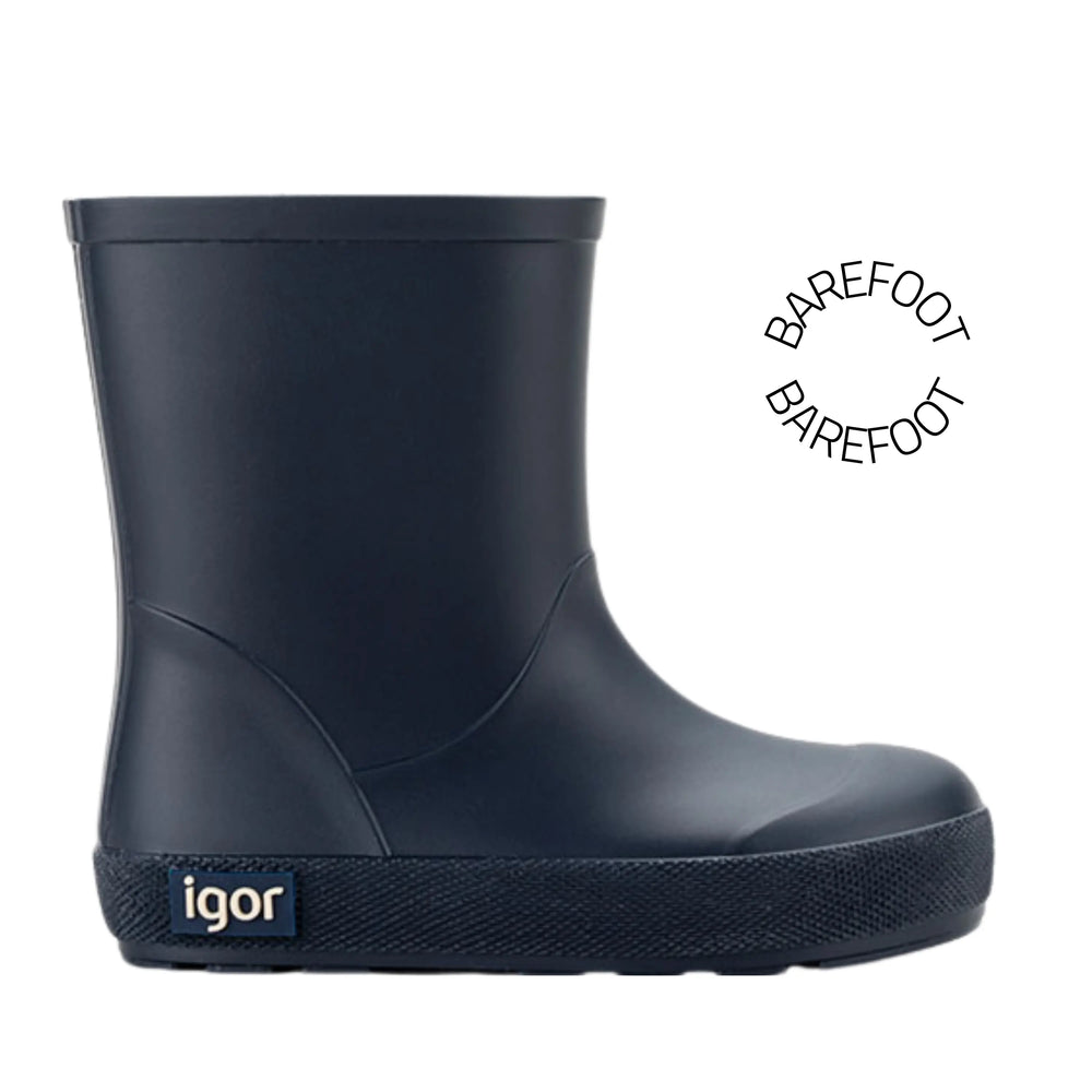 IGOR Bottes de Pluie Barefoot Yogi Marino ma petite pointure