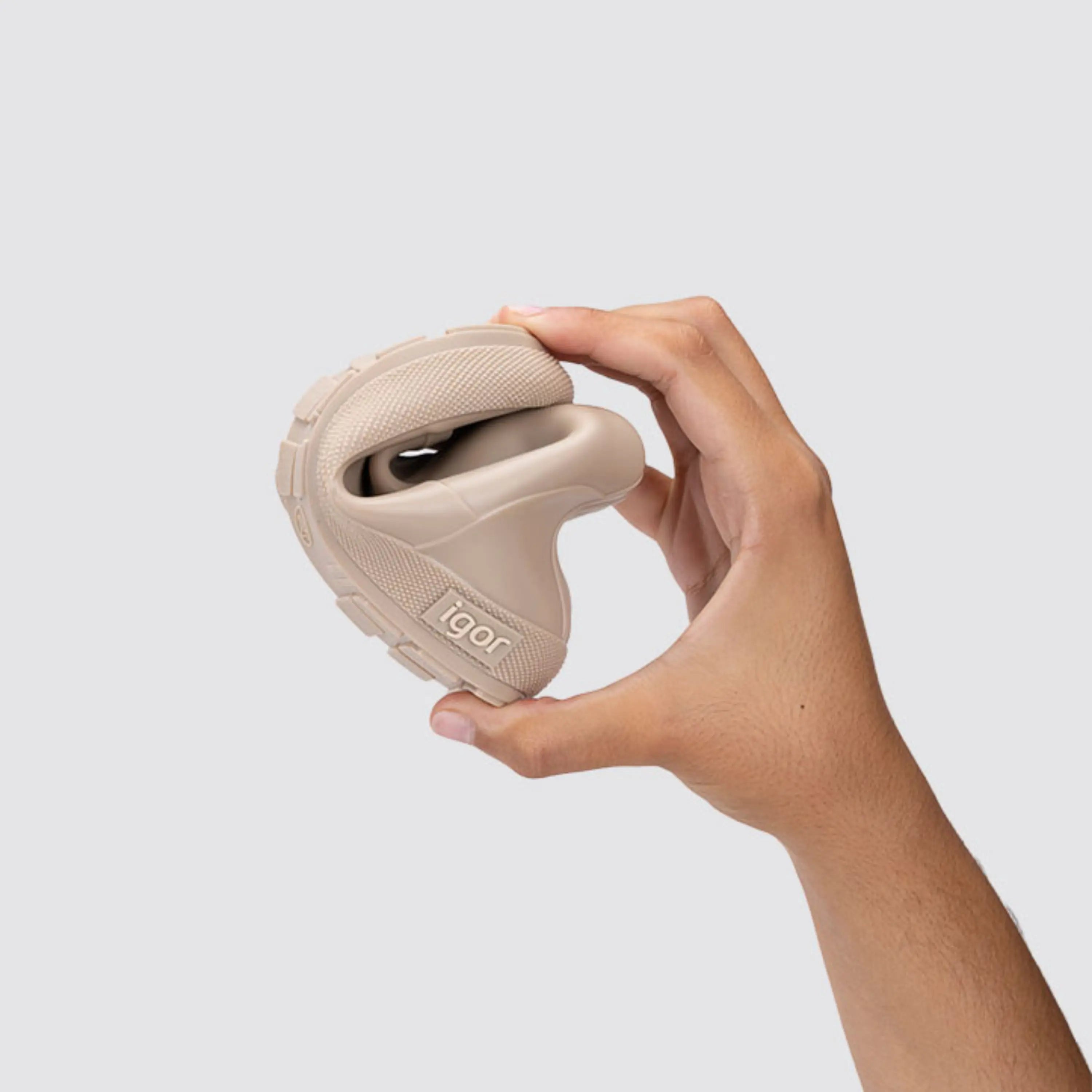 IGOR Bottes de Pluie Barefoot Yogi Beige ma petite pointure