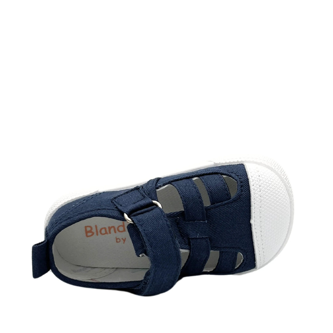 BLANDITOS Baskets en toile Barefoot Limon Navy ma petite pointure