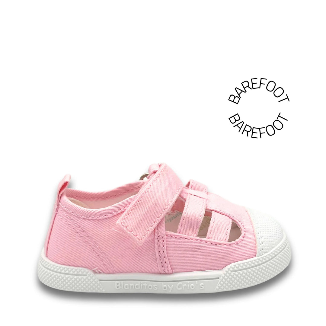 BLANDITOS Baskets en toile Barefoot Limon Baby ma petite pointure