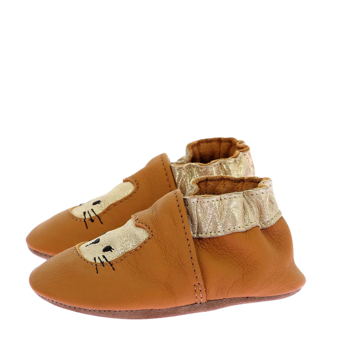 ROBEEZ Chaussons Wild Kitten Camel ma petite pointure