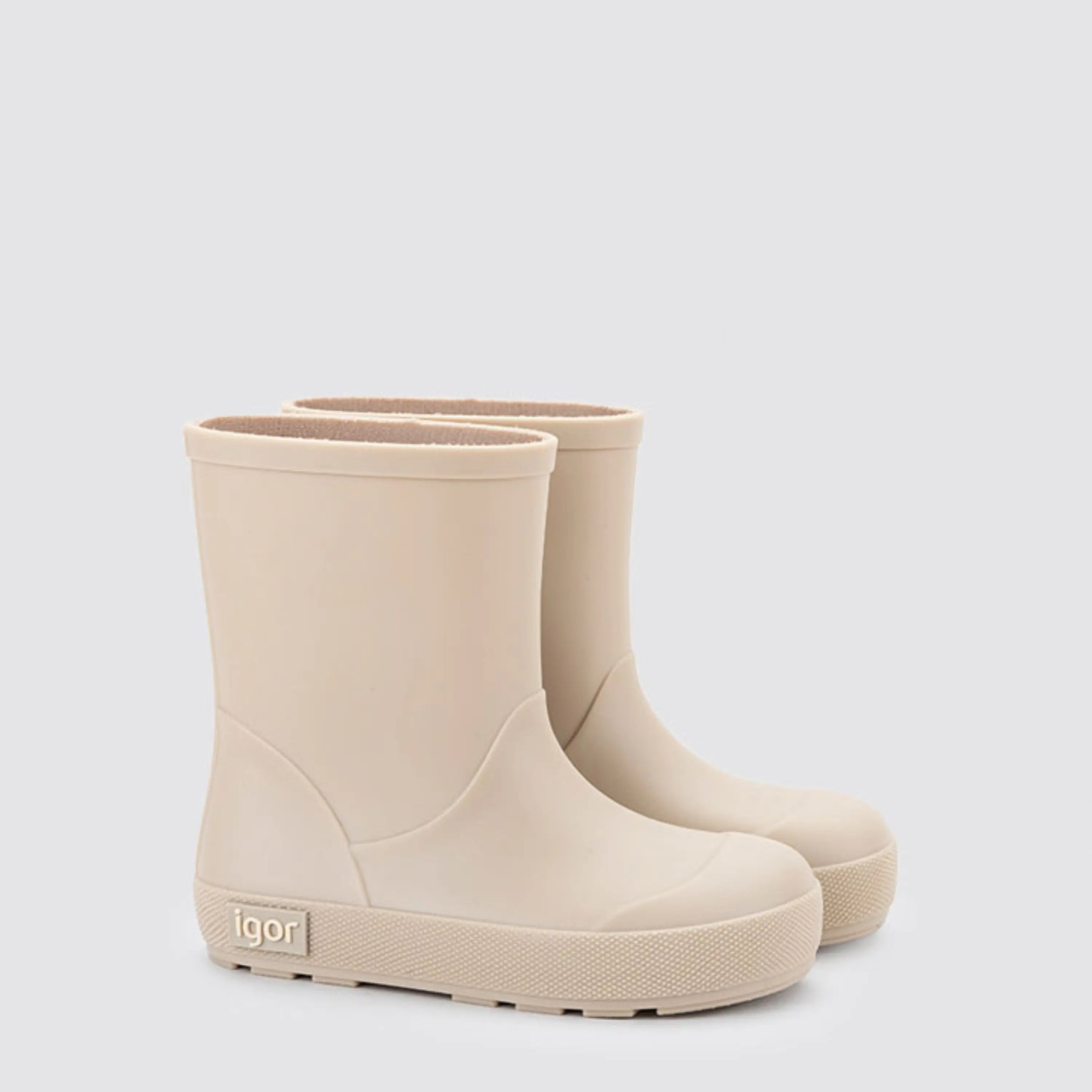 IGOR Bottes de Pluie Barefoot Yogi Beige ma petite pointure