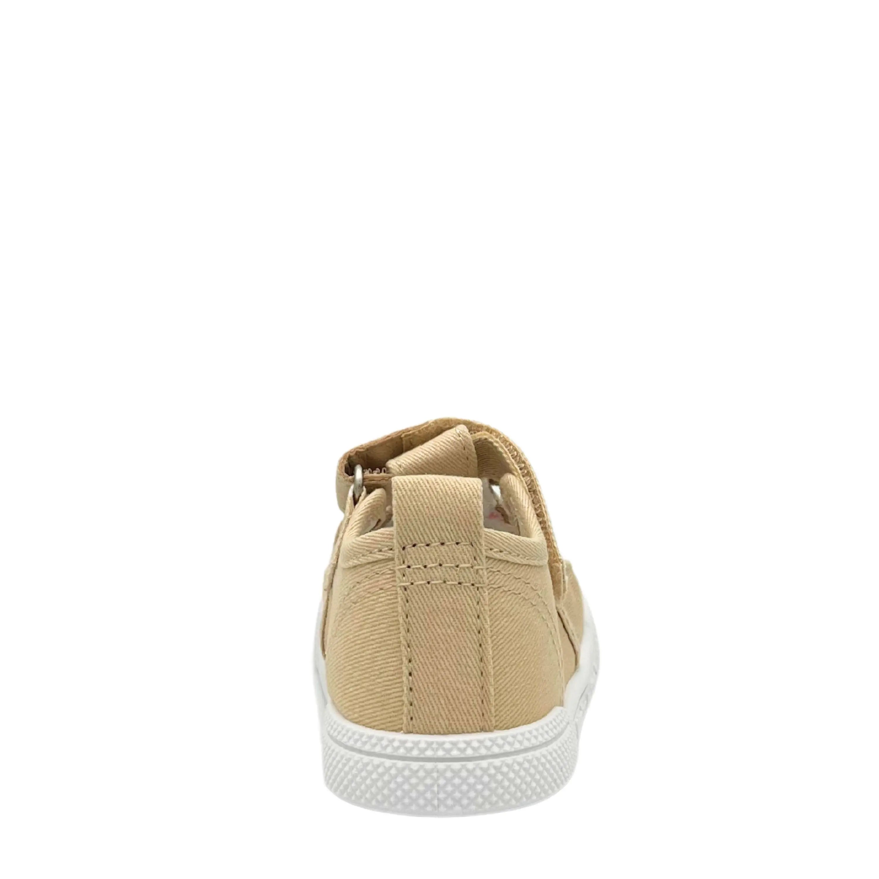 BLANDITOS Baskets en toile Barefoot Limon Beige ma petite pointure