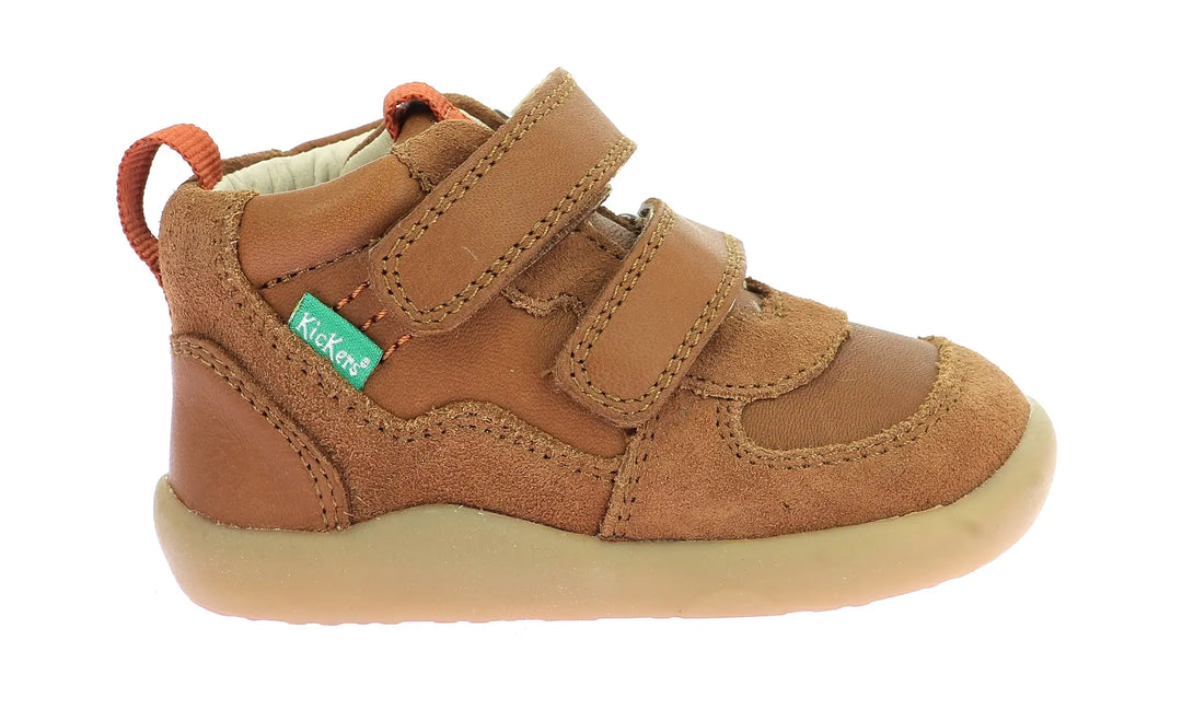 KICKERS Bottillons Barefoot Kickfresho Marron ma petite pointure