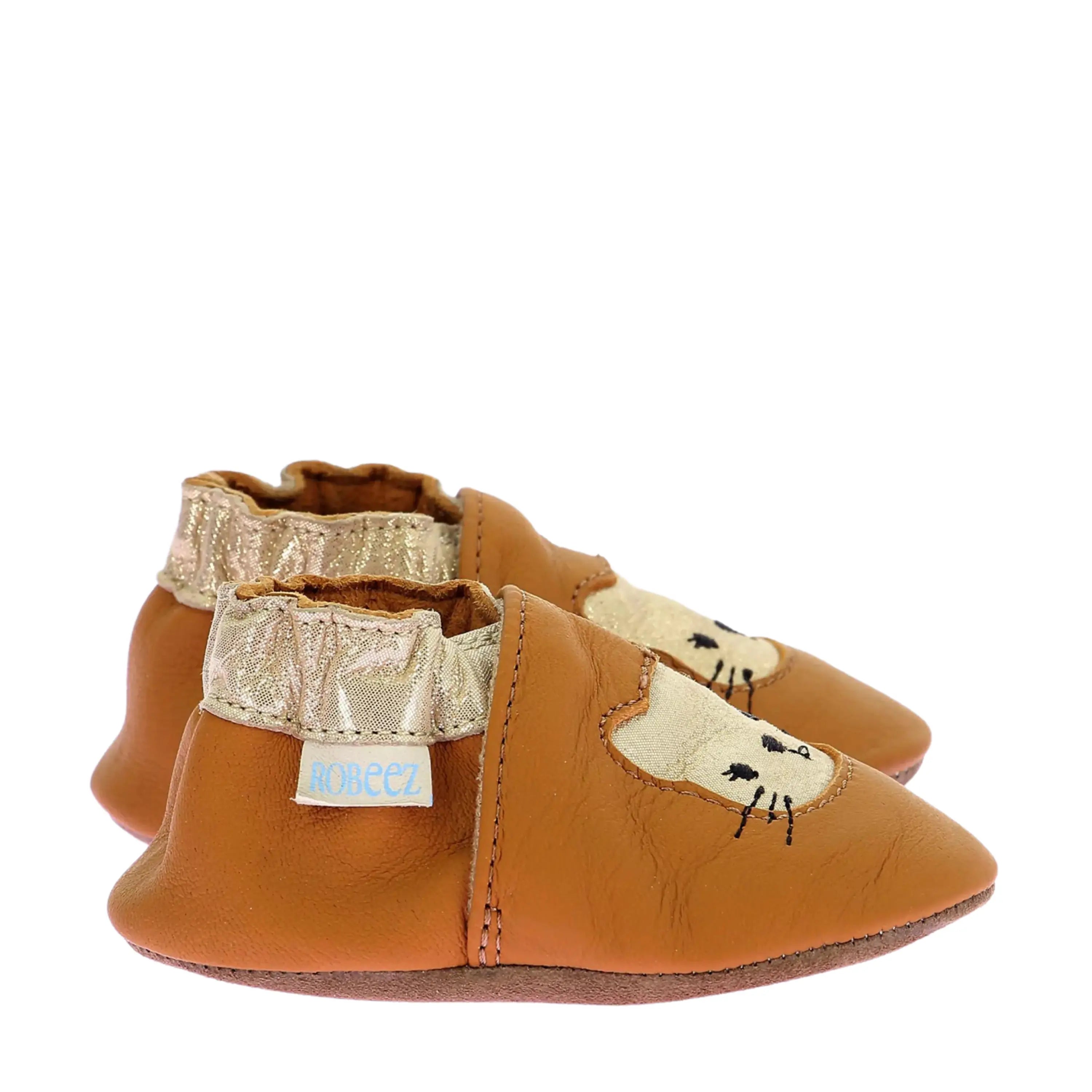 ROBEEZ Chaussons Wild Kitten Camel ma petite pointure