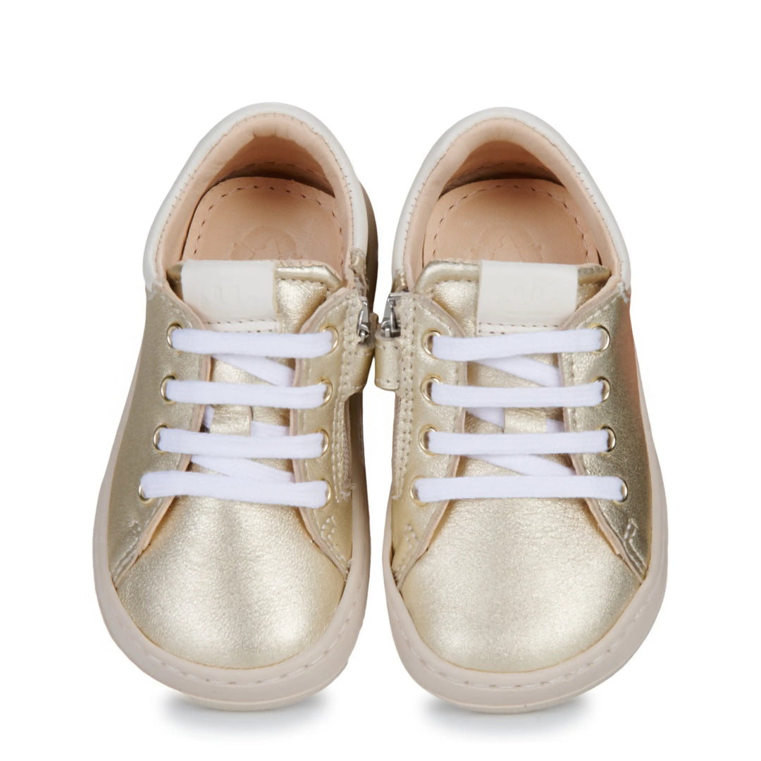 EASY PEASY Baskets Barefoot My Duckie's Lacet Or ma petite pointure