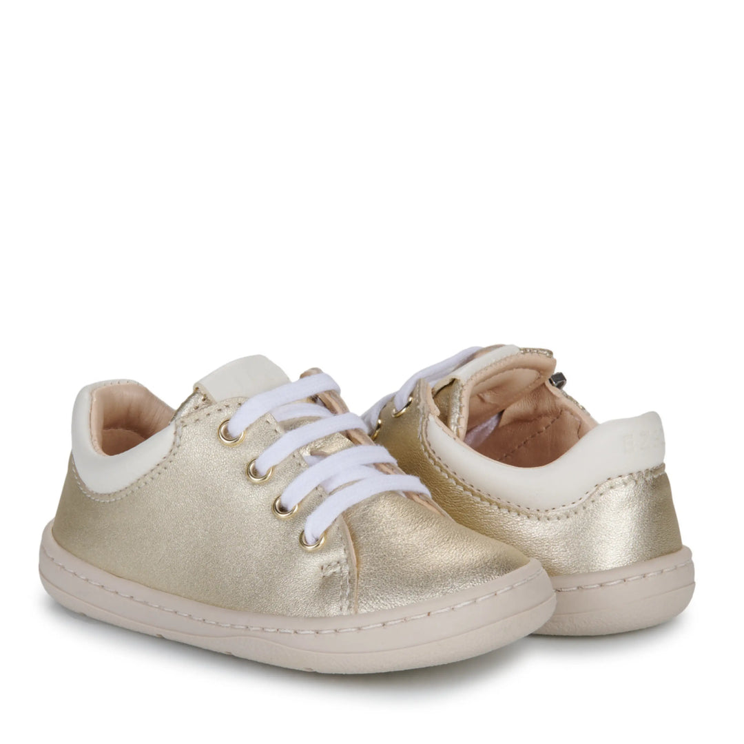 EASY PEASY Baskets Barefoot My Duckie's Lacet Or ma petite pointure