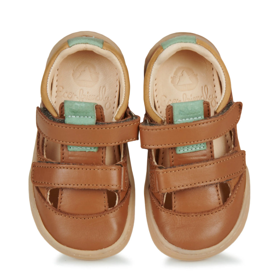 EASY PEASY Baskets Barefoot My Duckie's Salome Camel ma petite pointure