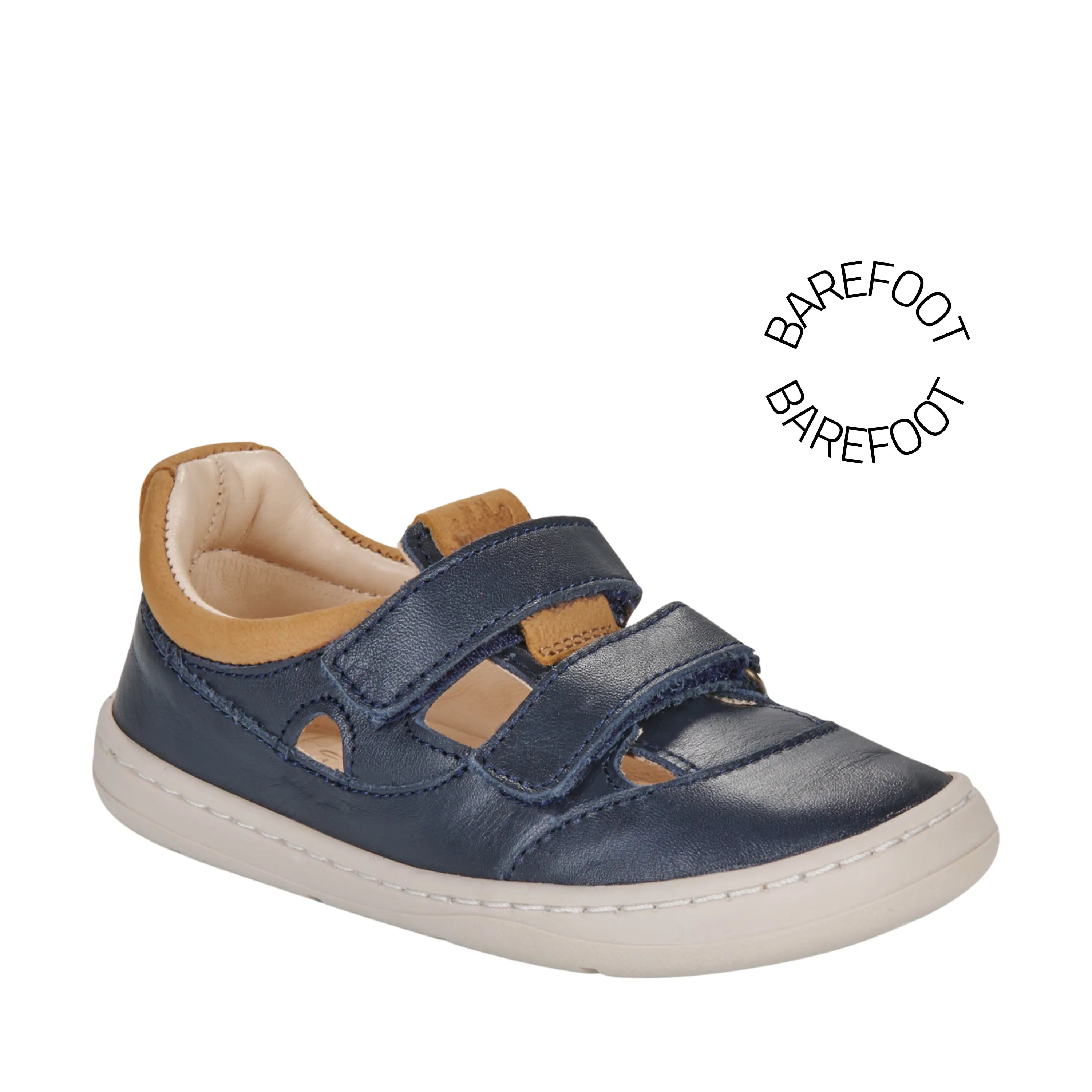 EASY PEASY Baskets Barefoot My Duckie's Salome Marine ma petite pointure