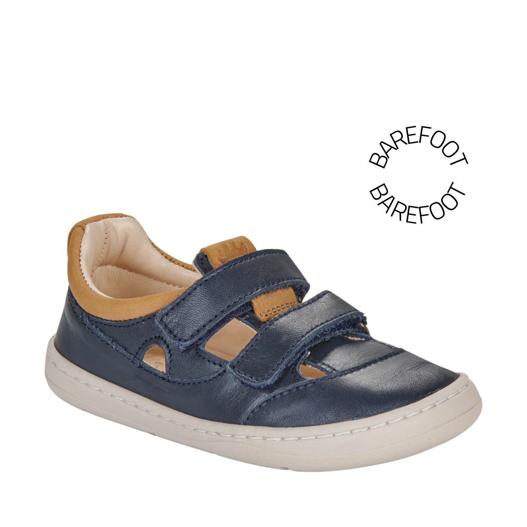 EASY PEASY Baskets Barefoot My Duckie's Salome Marine ma petite pointure