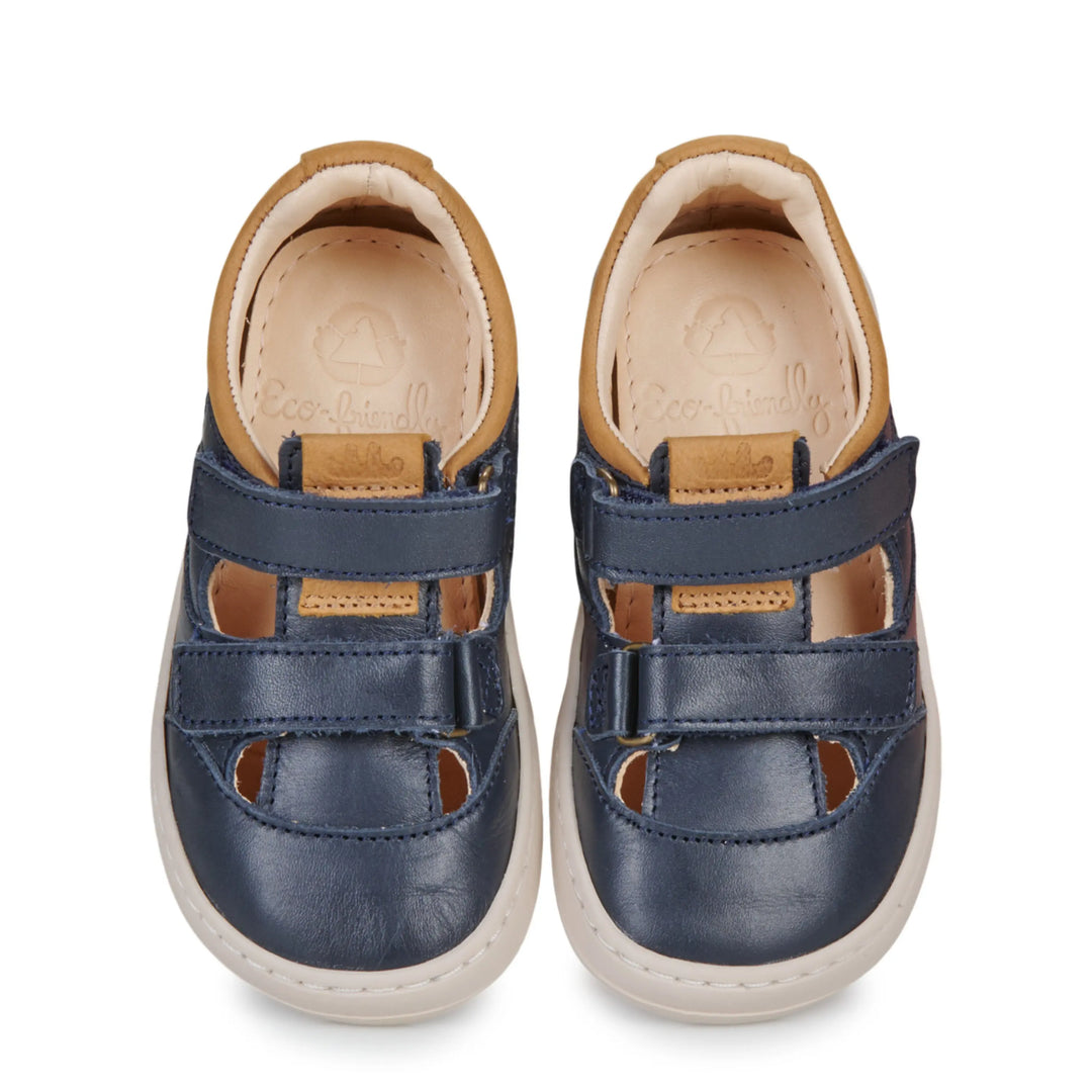 EASY PEASY Baskets Barefoot My Duckie's Salome Marine ma petite pointure