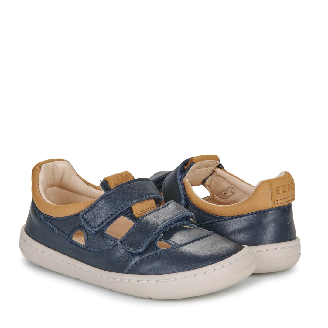 EASY PEASY Baskets Barefoot My Duckie's Salome Marine ma petite pointure