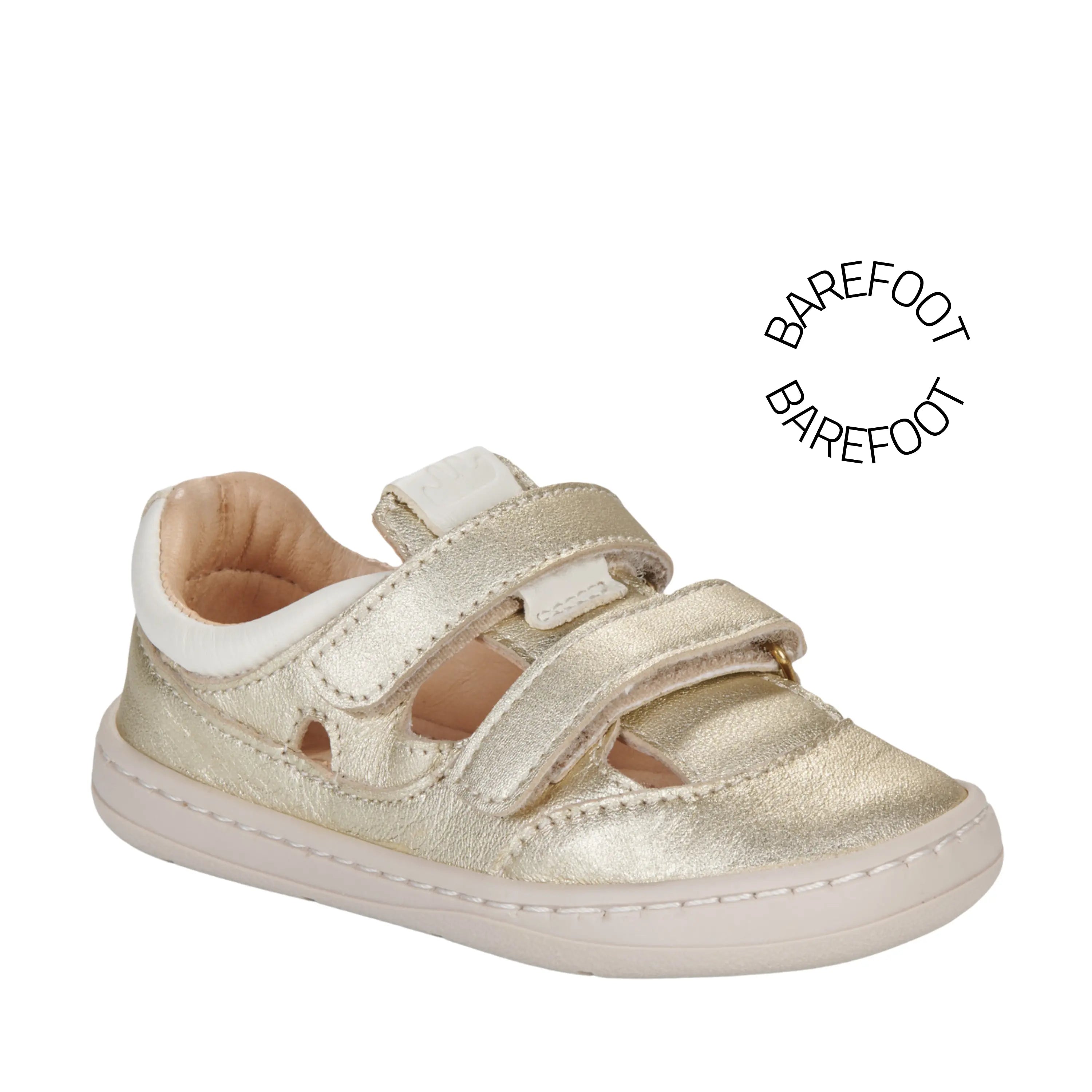 EASY PEASY Baskets Barefoot My Duckie's Salome Or ma petite pointure