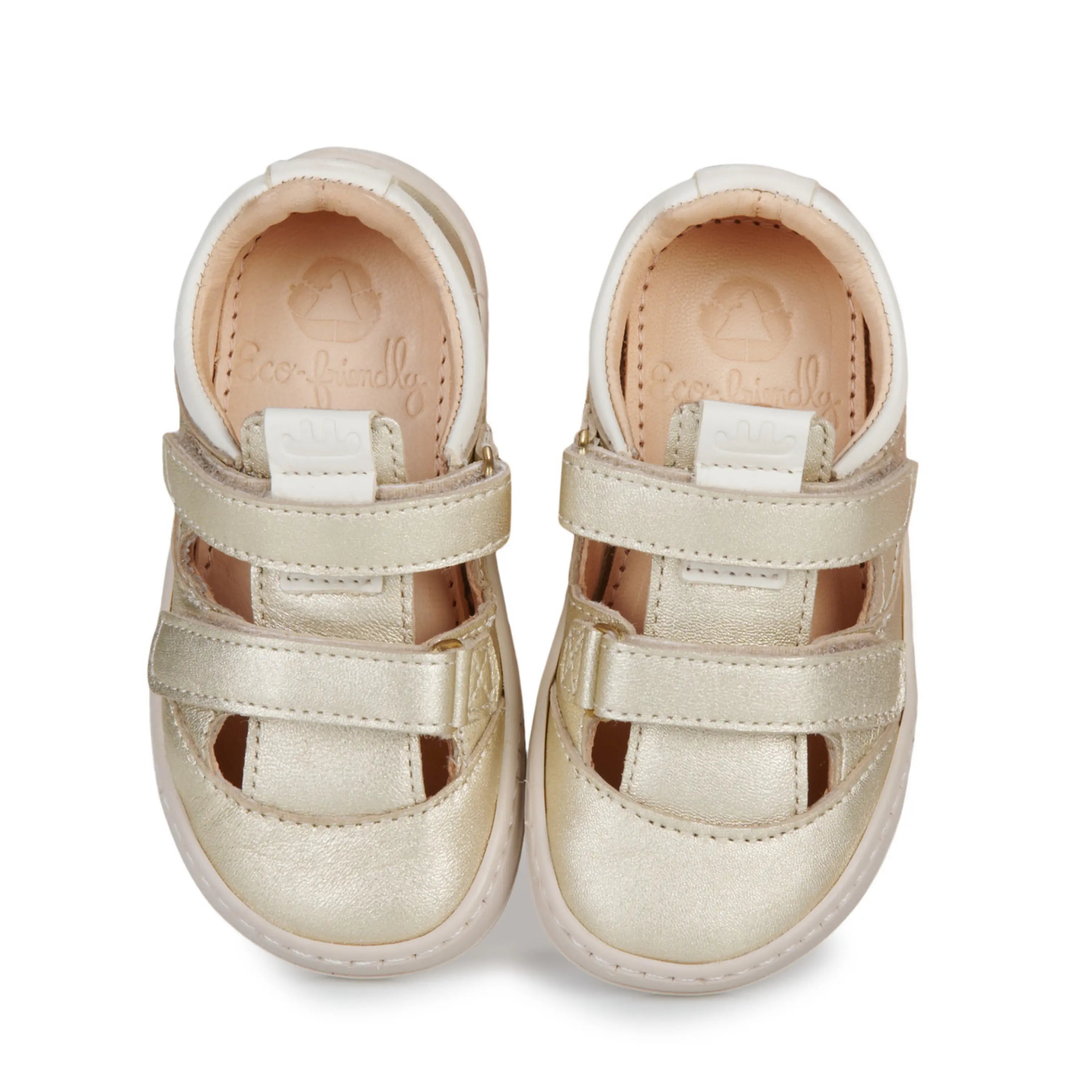 EASY PEASY Baskets Barefoot My Duckie's Salome Or ma petite pointure