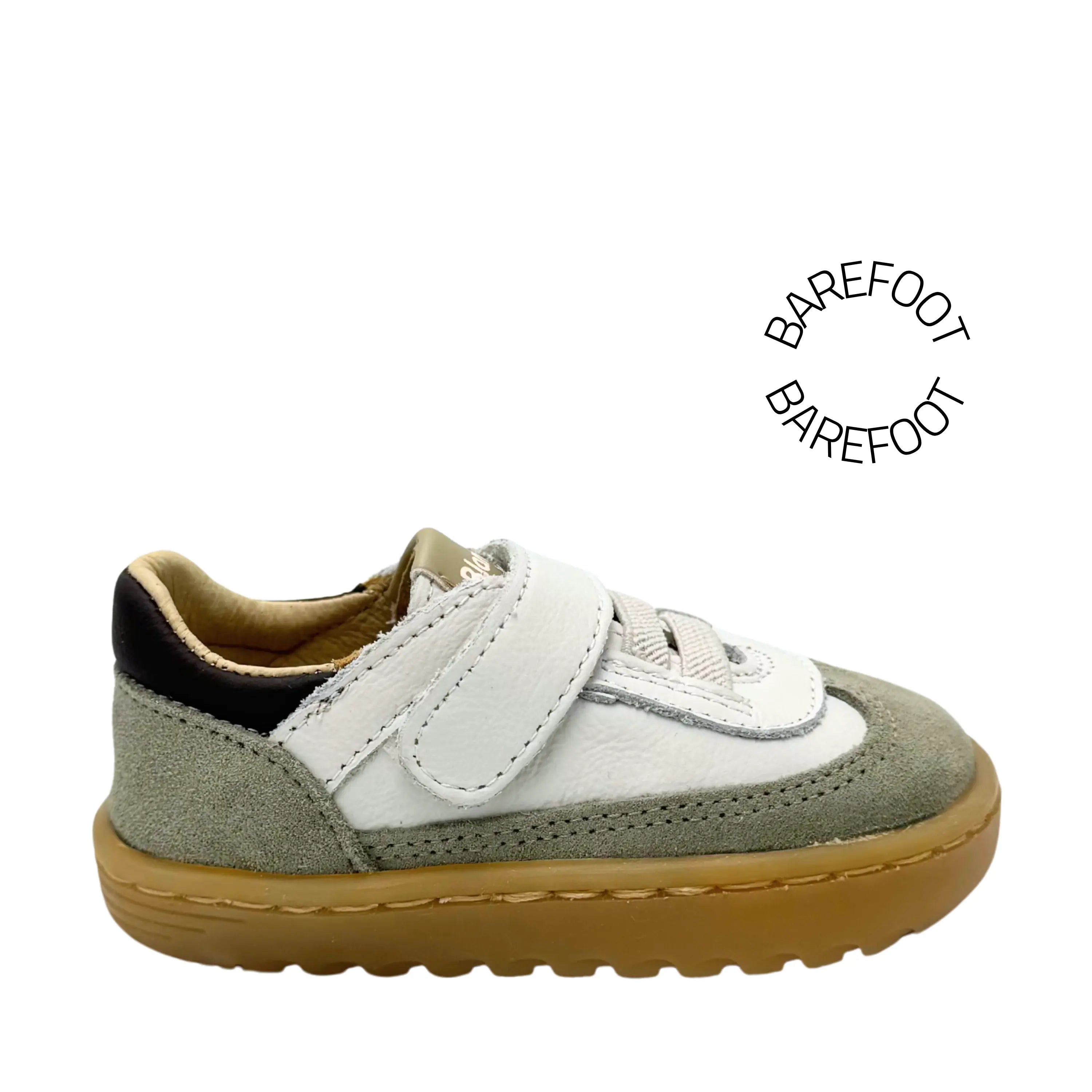 BLANDITOS Baskets Cuir Barefoot Lagos Verde ma petite pointure