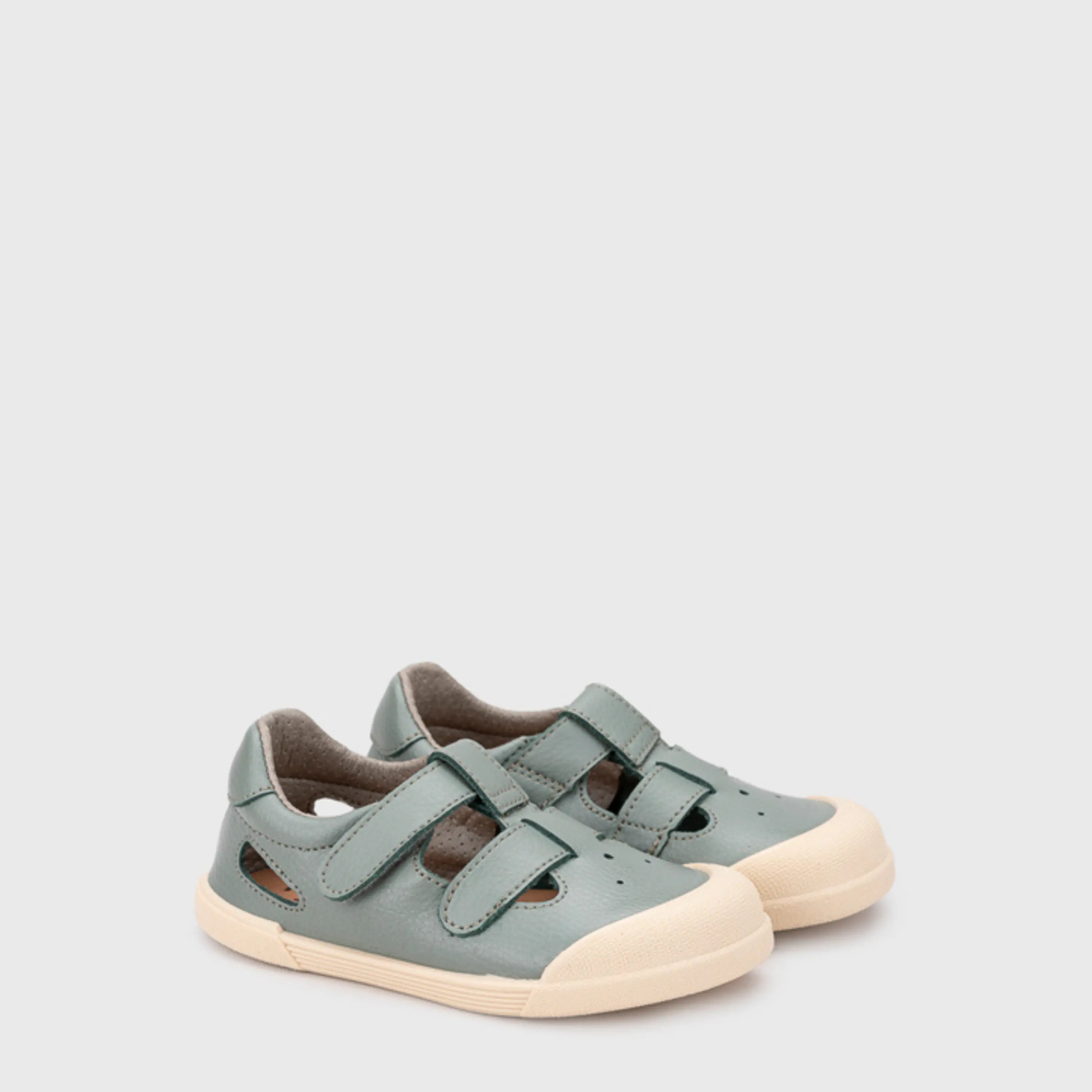 IGOR Baskets Semi-ouvertes Barefoot Piel Verde ma petite pointure