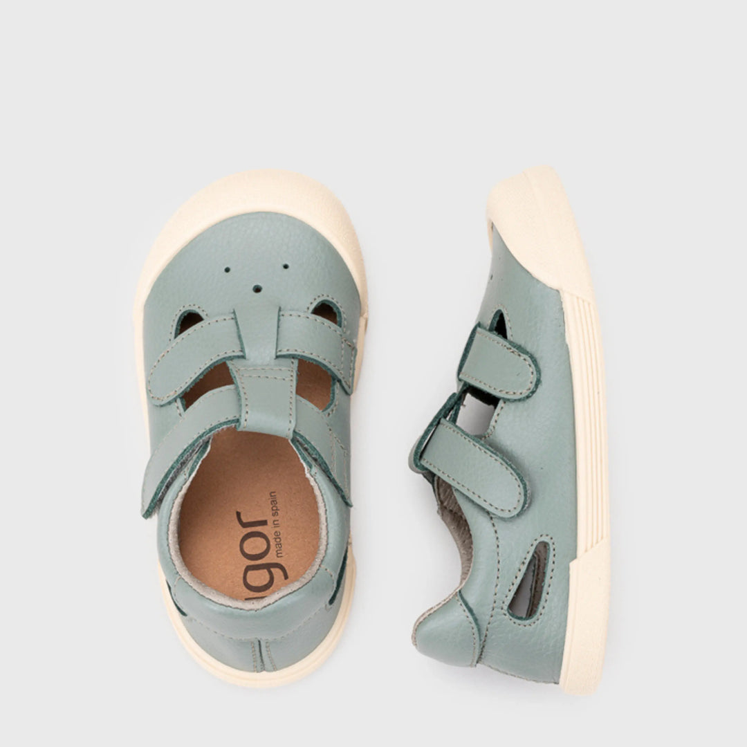 IGOR Baskets Semi-ouvertes Barefoot Piel Verde ma petite pointure