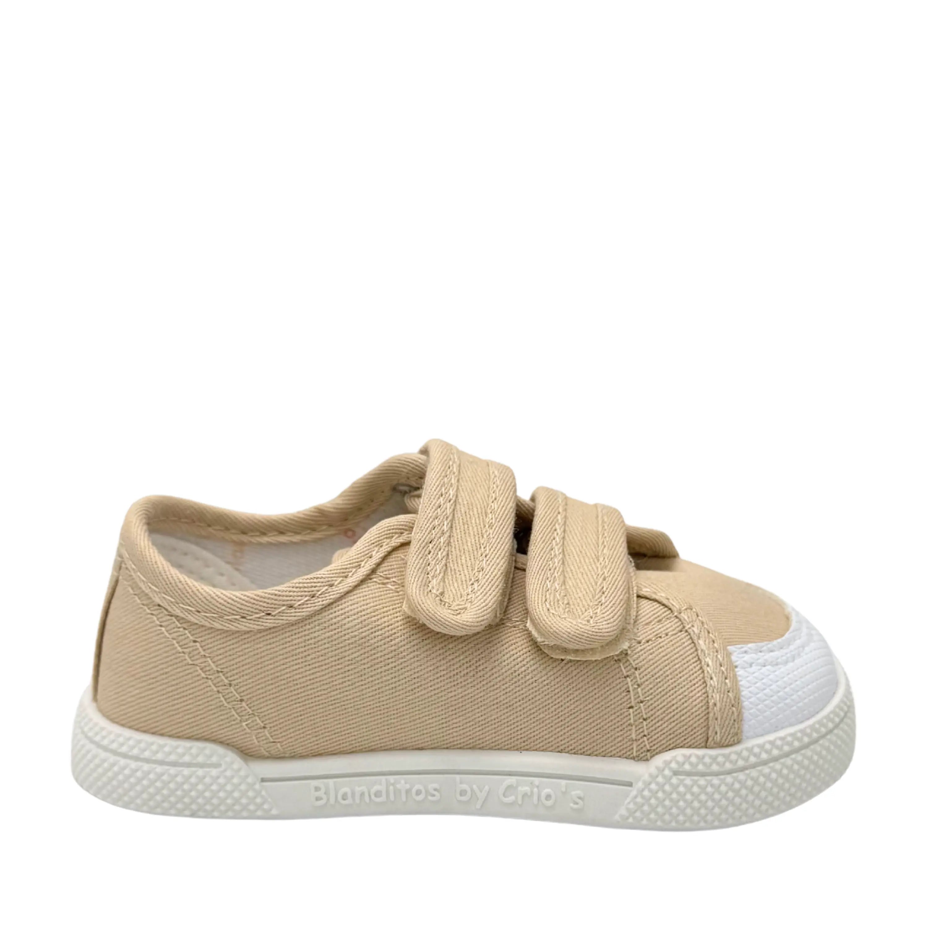 BLANDITOS Baskets en toile Barefoot Coco Beige ma petite pointure