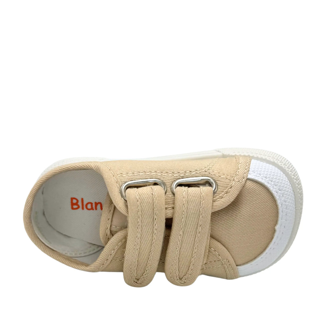 BLANDITOS Baskets en toile Barefoot Coco Beige ma petite pointure
