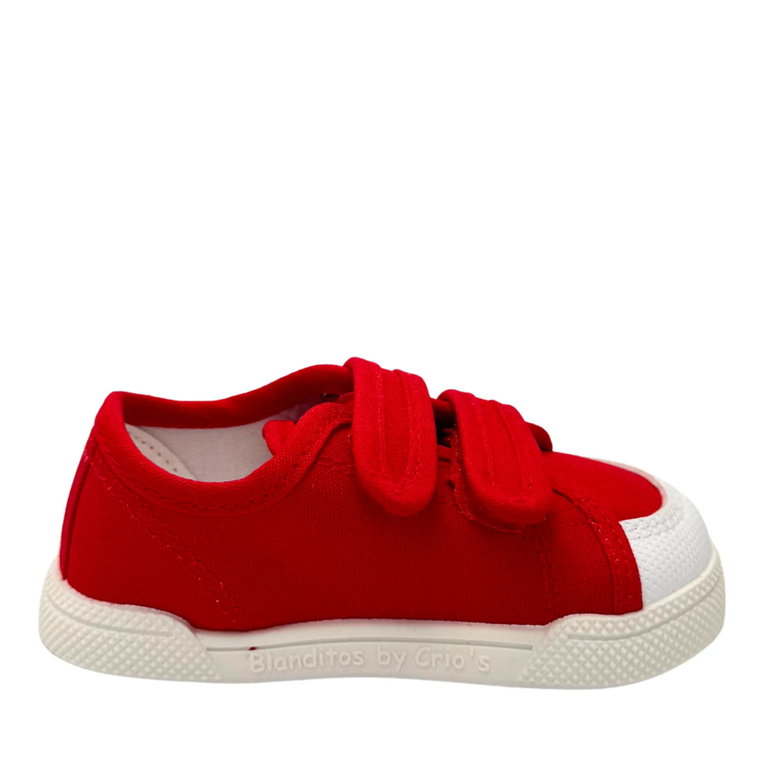 BLANDITOS Baskets en toile Barefoot Coco Rojo ma petite pointure