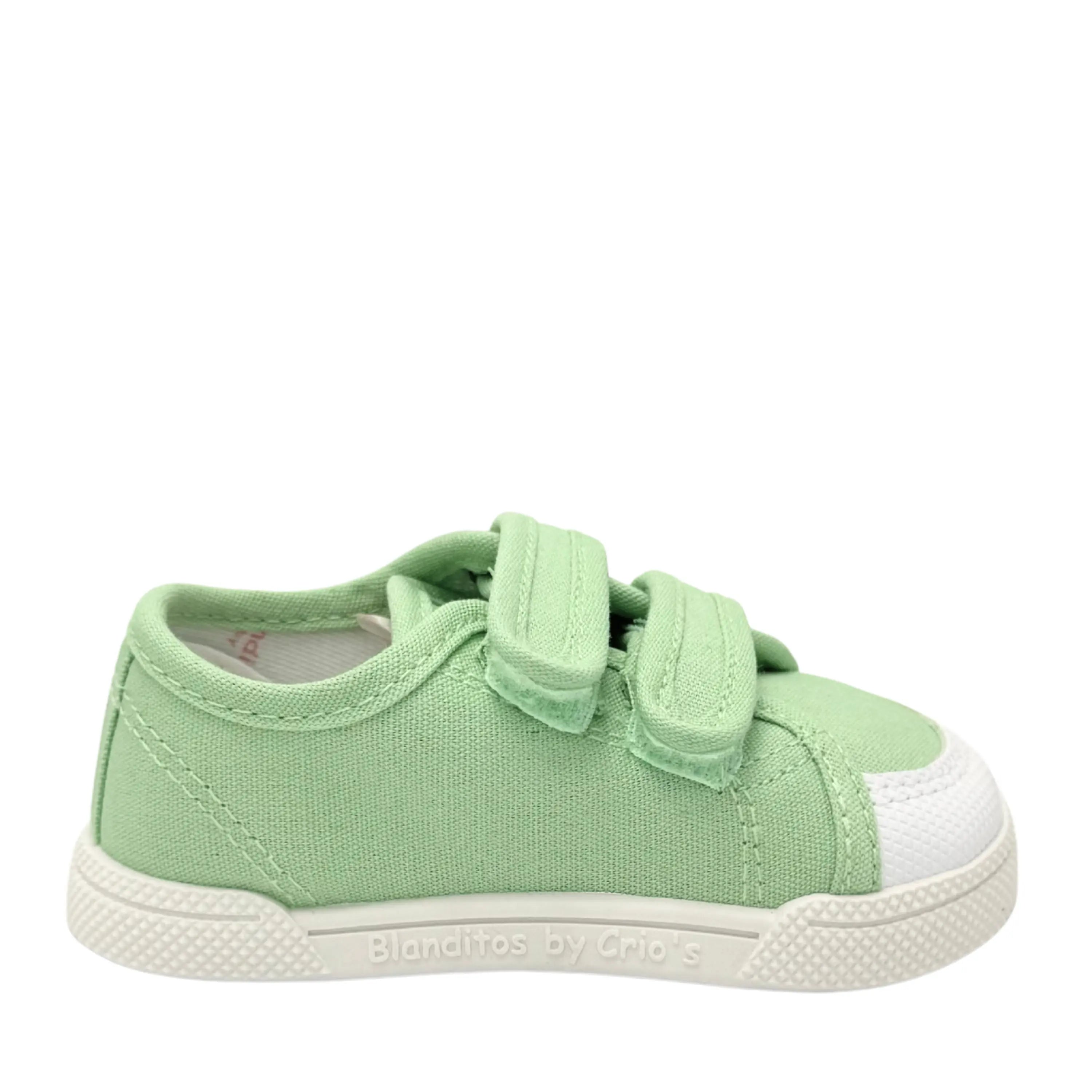 BLANDITOS Baskets en toile Barefoot Coco Verde ma petite pointure