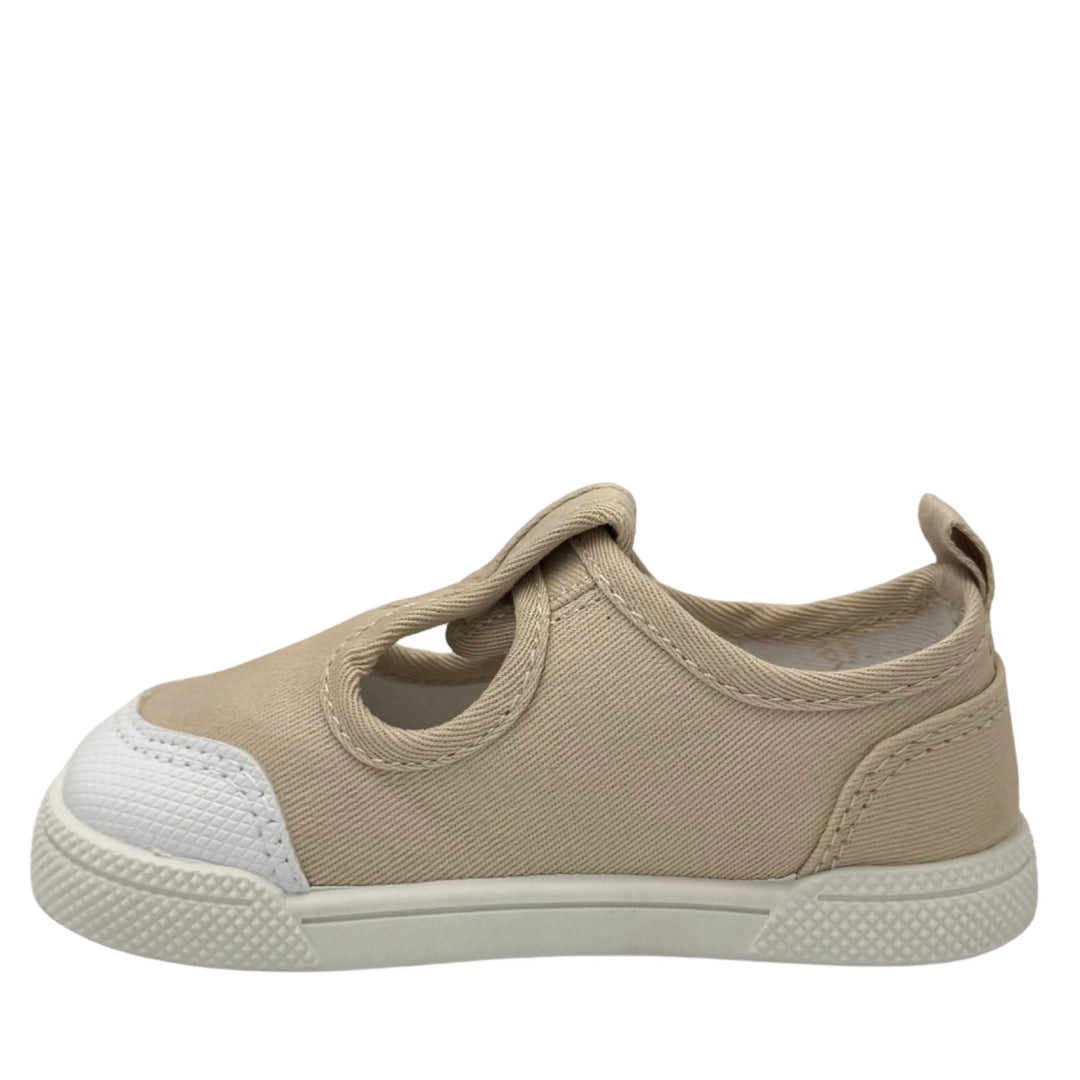 BLANDITOS Baskets en toile Barefoot Guinda Beige ma petite pointure