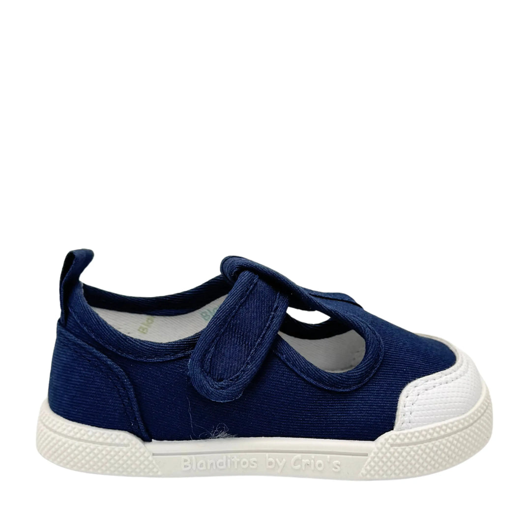 BLANDITOS Baskets en toile Barefoot Guinda Navy ma petite pointure