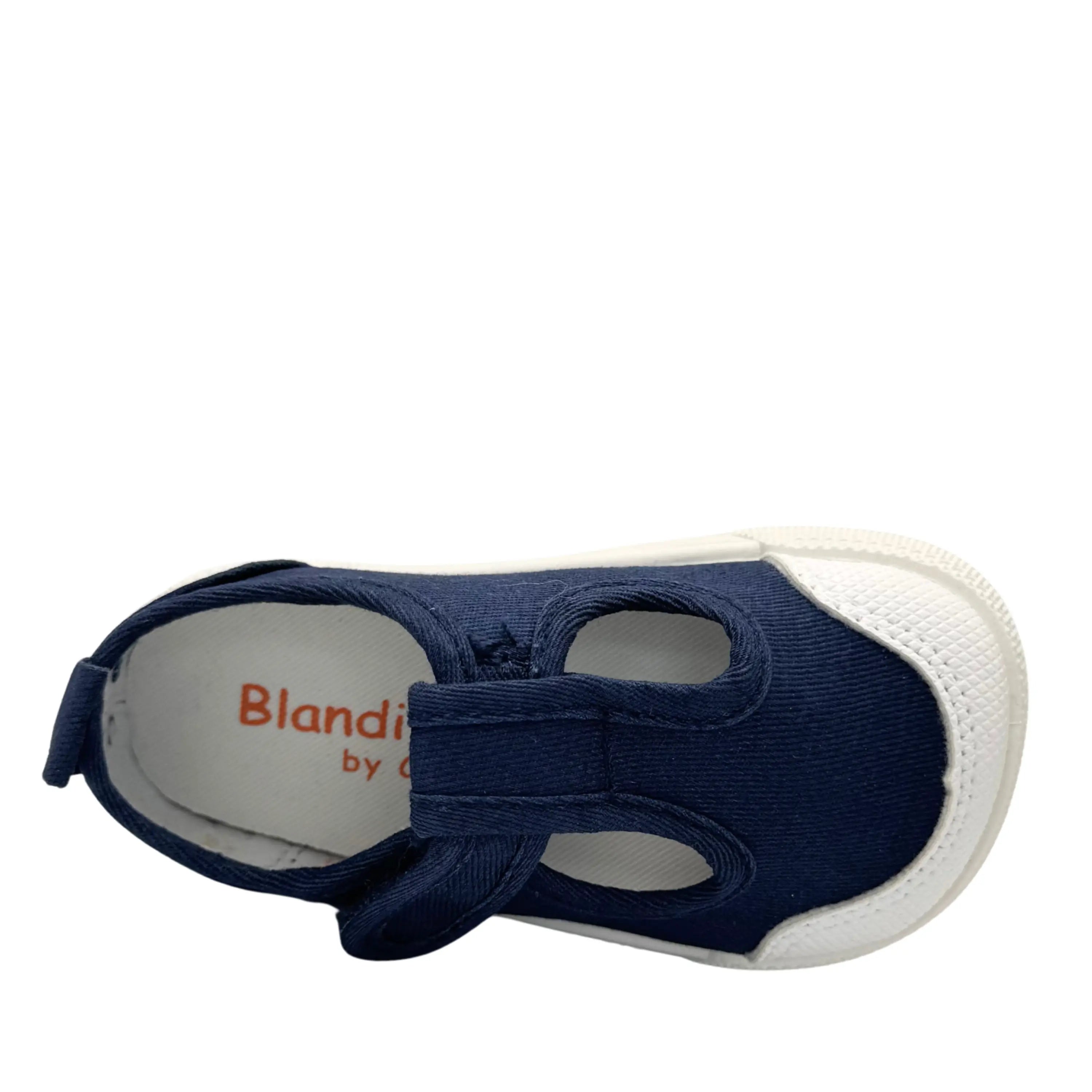 BLANDITOS Baskets en toile Barefoot Guinda Navy ma petite pointure