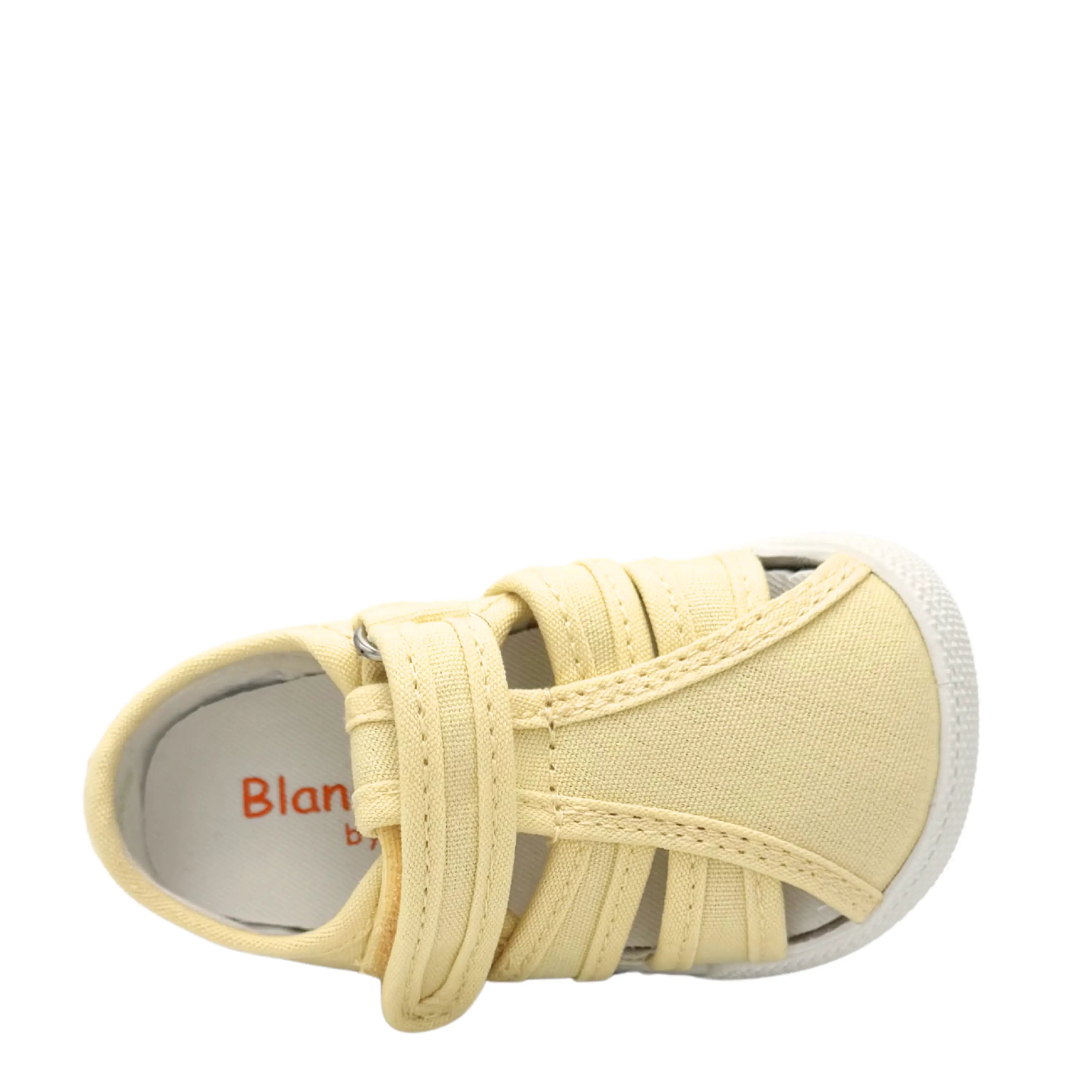 BLANDITOS Baskets en toile Barefoot Mango Amarillo ma petite pointure