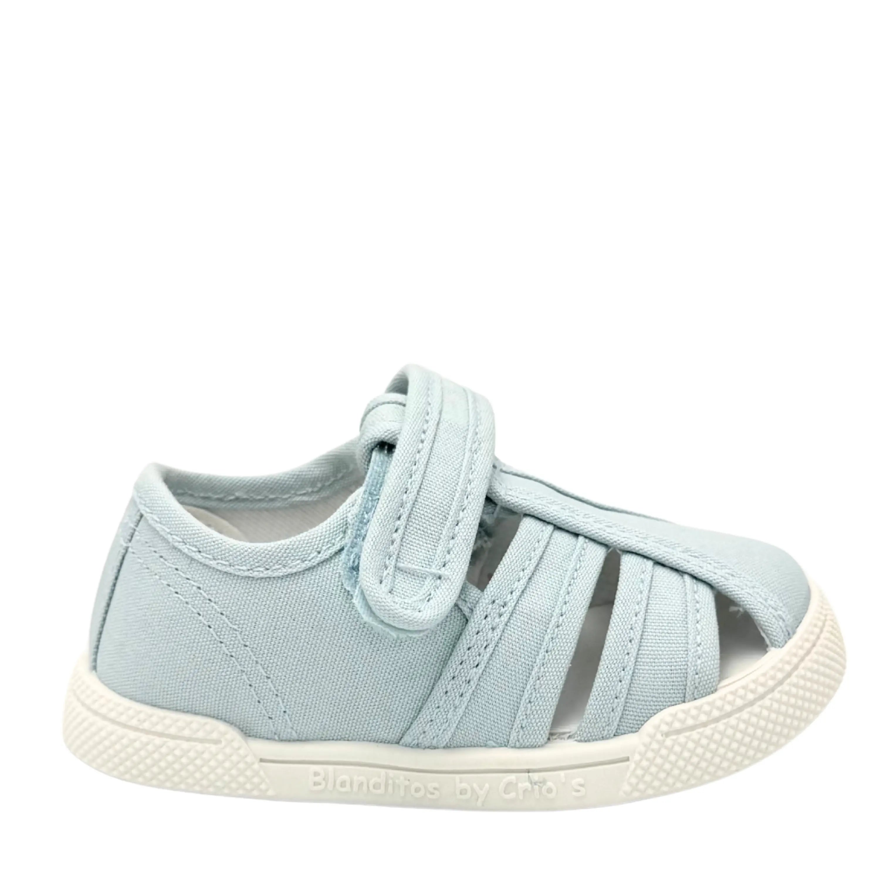 BLANDITOS Baskets en toile Barefoot Mango Azul ma petite pointure