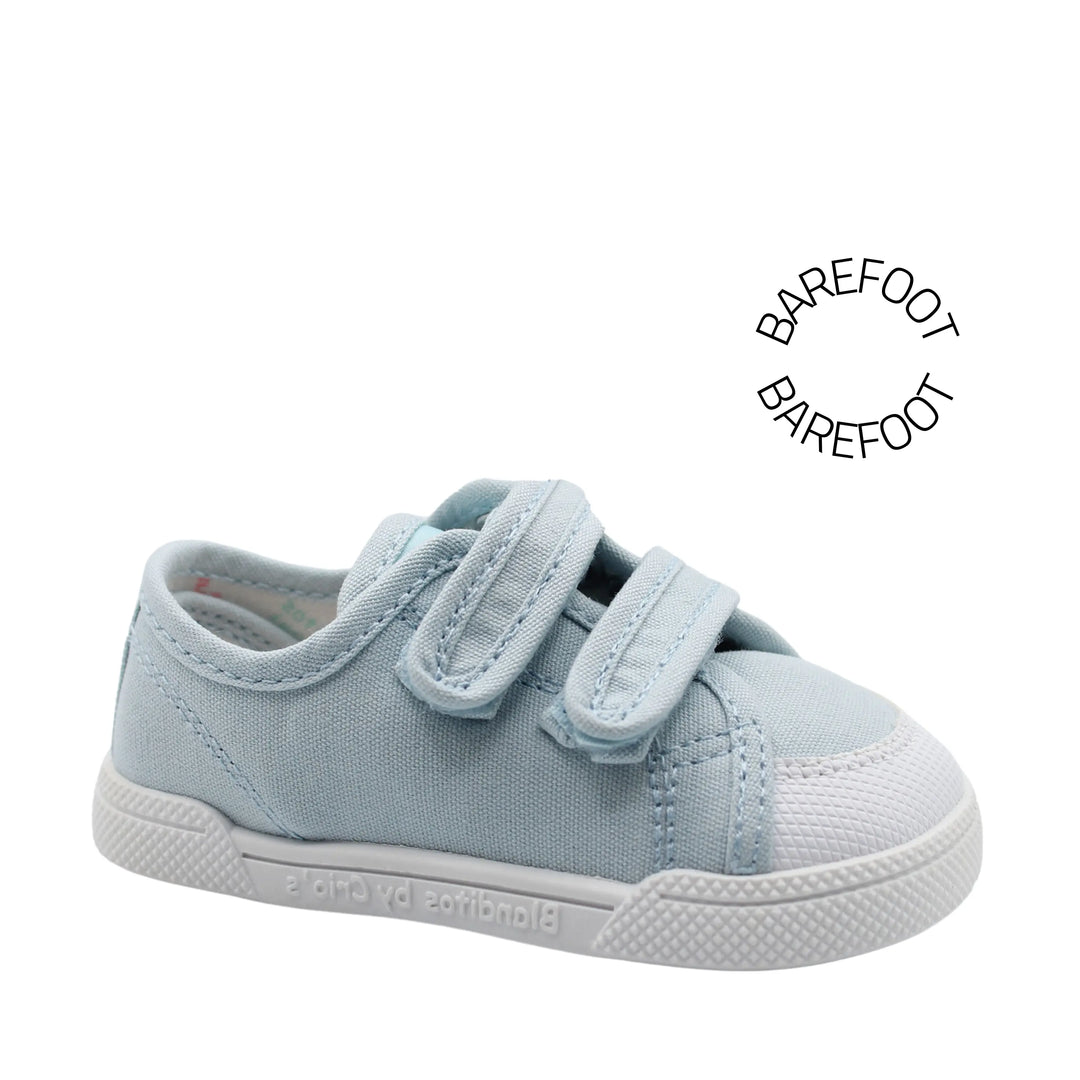 BLANDITOS Baskets en toile Barefoot Coco Azul ma petite pointure