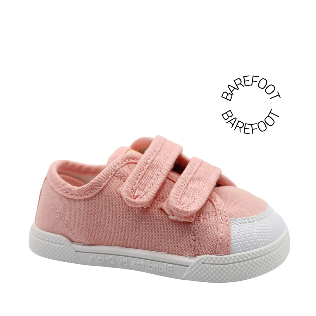 BLANDITOS Baskets en toile Barefoot Coco Rosa ma petite pointure