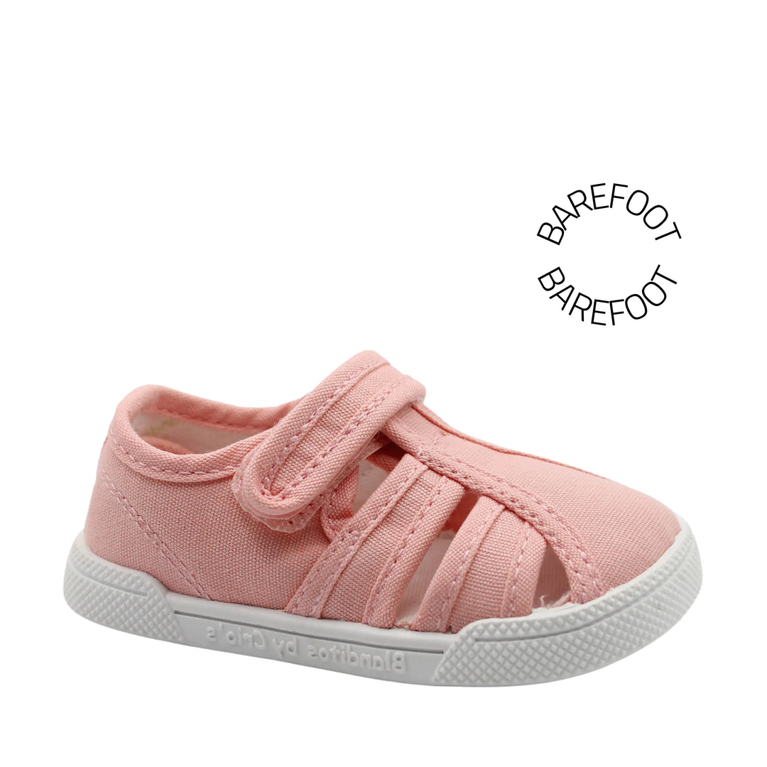 BLANDITOS Baskets en toile Barefoot Mango Rosa ma petite pointure