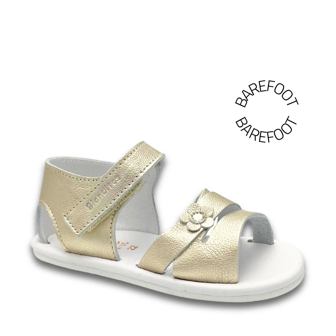 BLANDITOS Sandales Barefoot Brisa Champagne ma petite pointure