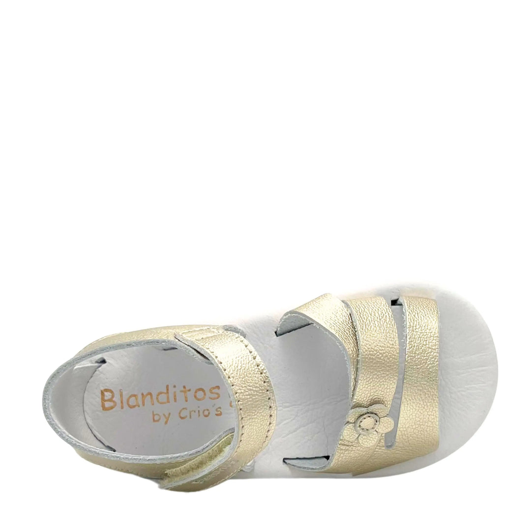BLANDITOS Sandales Barefoot Brisa Champagne ma petite pointure