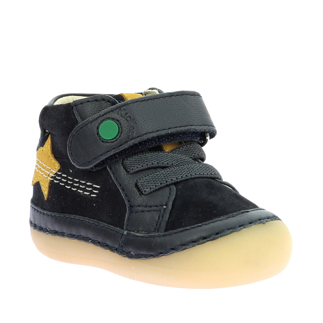 KICKERS Bottillons Sokistic Marine Etoile ma petite pointure