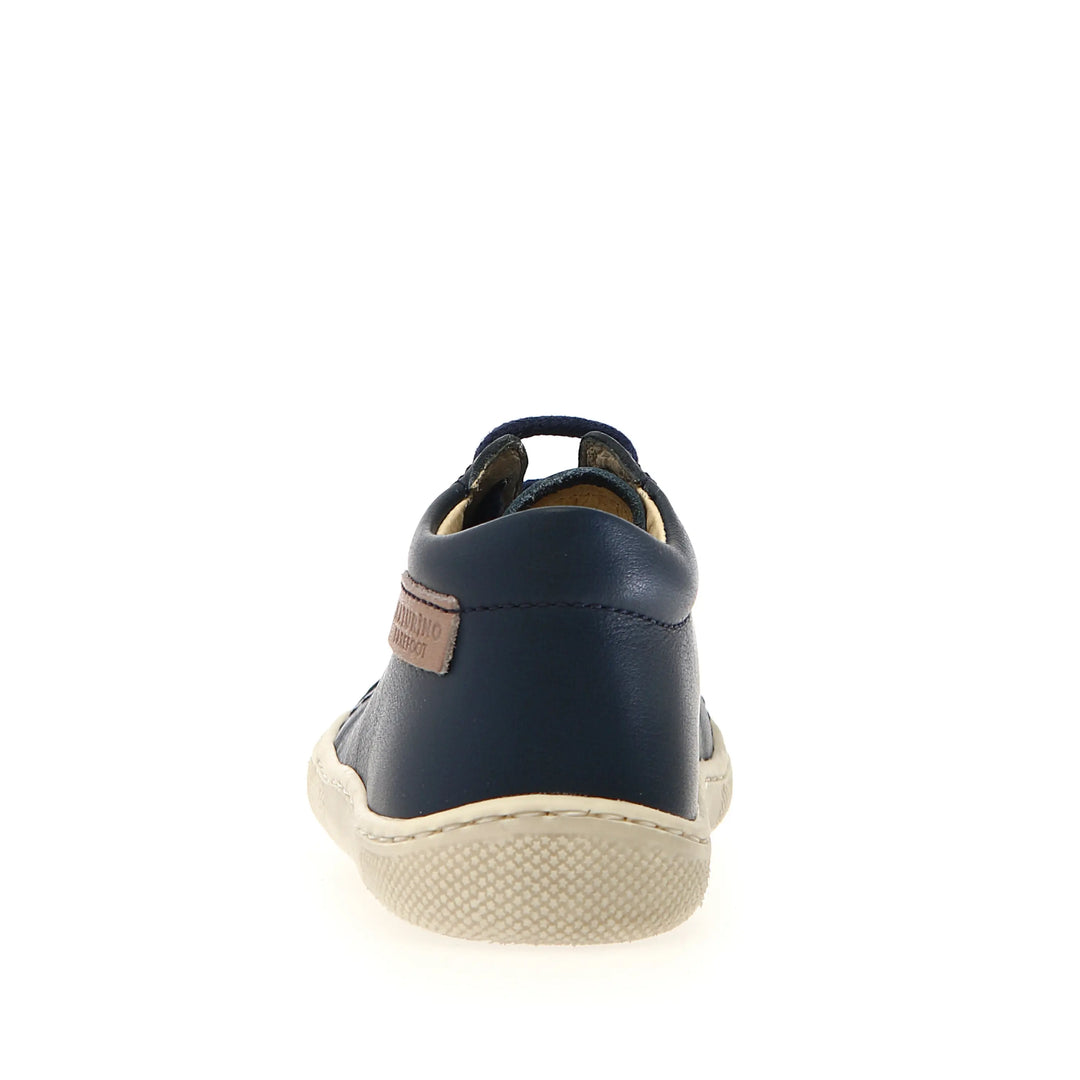 NATURINO Bottillons Barefoot Amur Nappa Spazz.Sole Bone Navy ma petite pointure