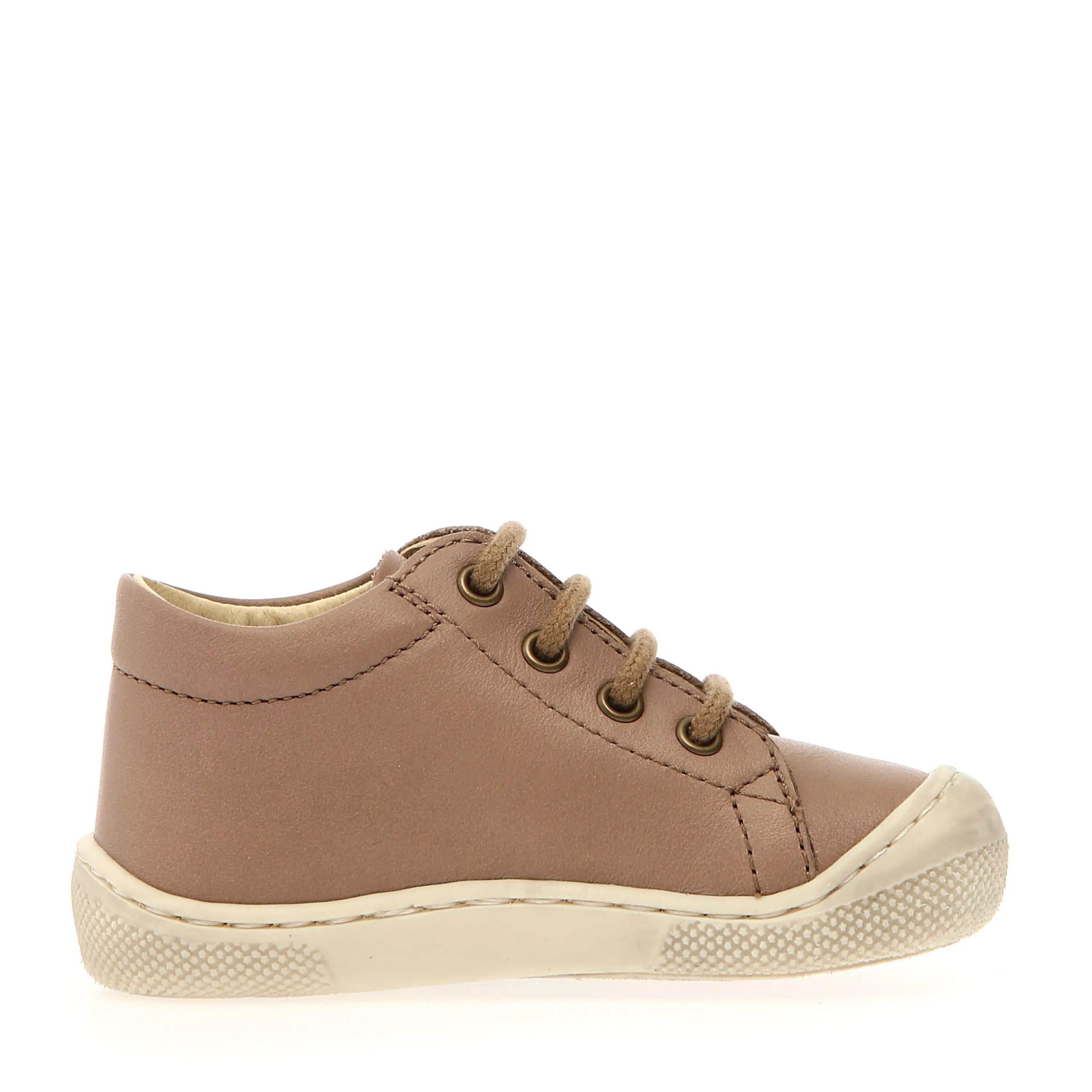 NATURINO Bottillons Barefoot Amur Nappa Spazz.Sole Bone Taupe ma petite pointure