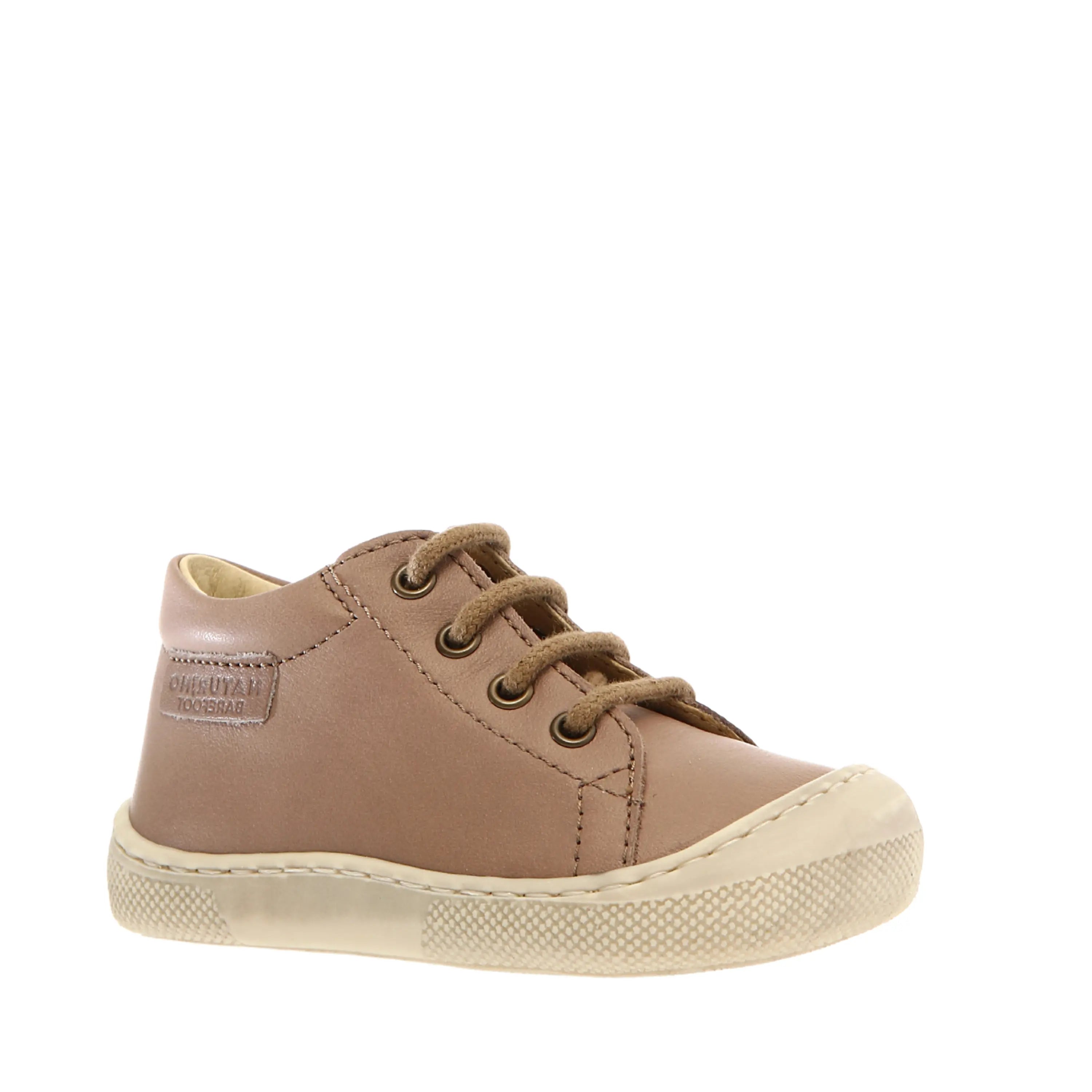 NATURINO Bottillons Barefoot Amur Nappa Spazz.Sole Bone Taupe ma petite pointure