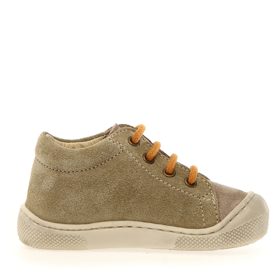 NATURINO Bottillons Barefoot Amur Suede Beige Stone ma petite pointure
