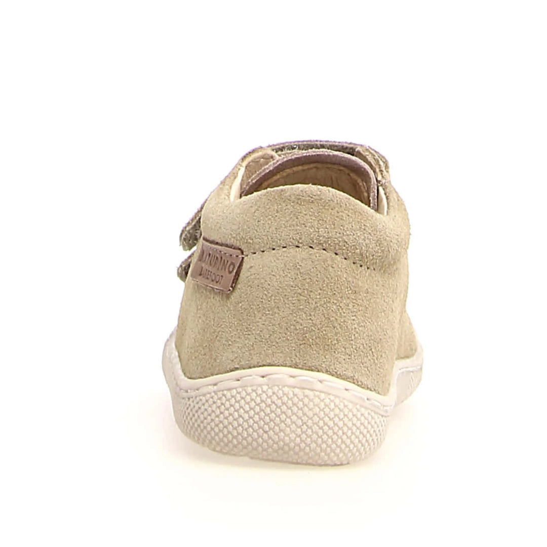 NATURINO Bottillons Barefoot Amur VL Suede Beige Stone ma petite pointure
