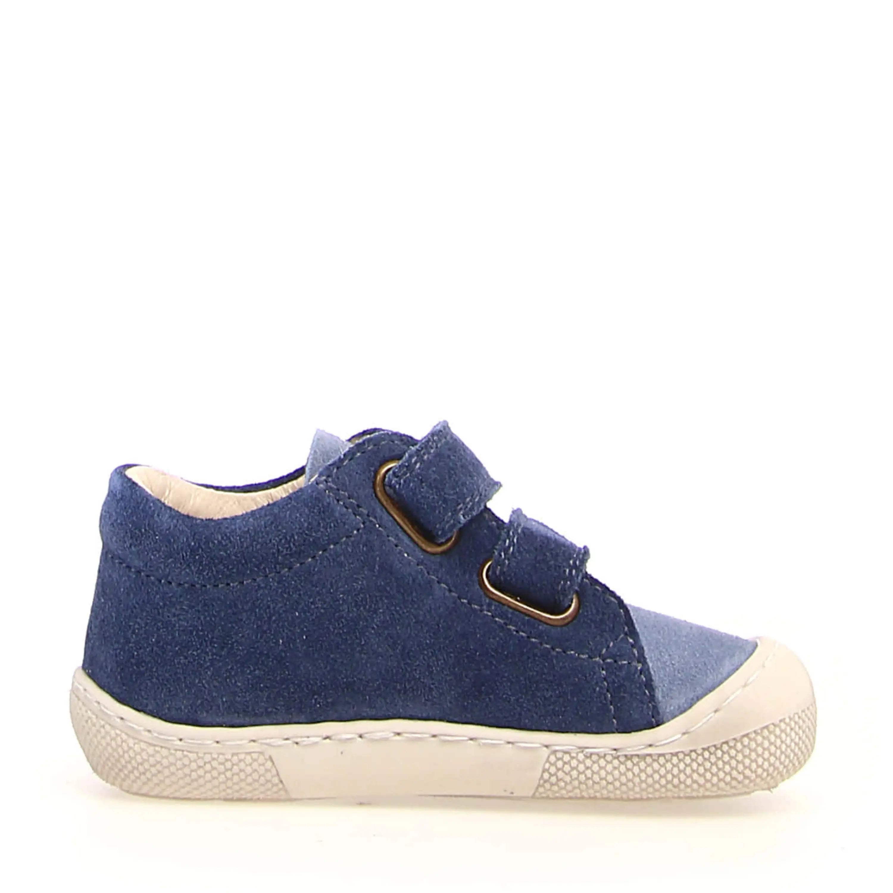 NATURINO Bottillons Barefoot Amur VL Suede Celeste Azur ma petite pointure