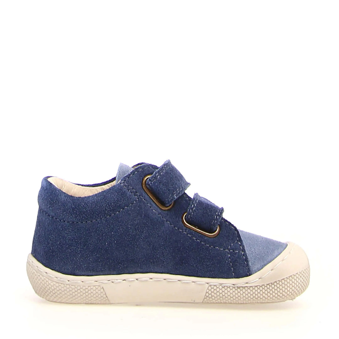 NATURINO Bottillons Barefoot Amur VL Suede Celeste Azur ma petite pointure